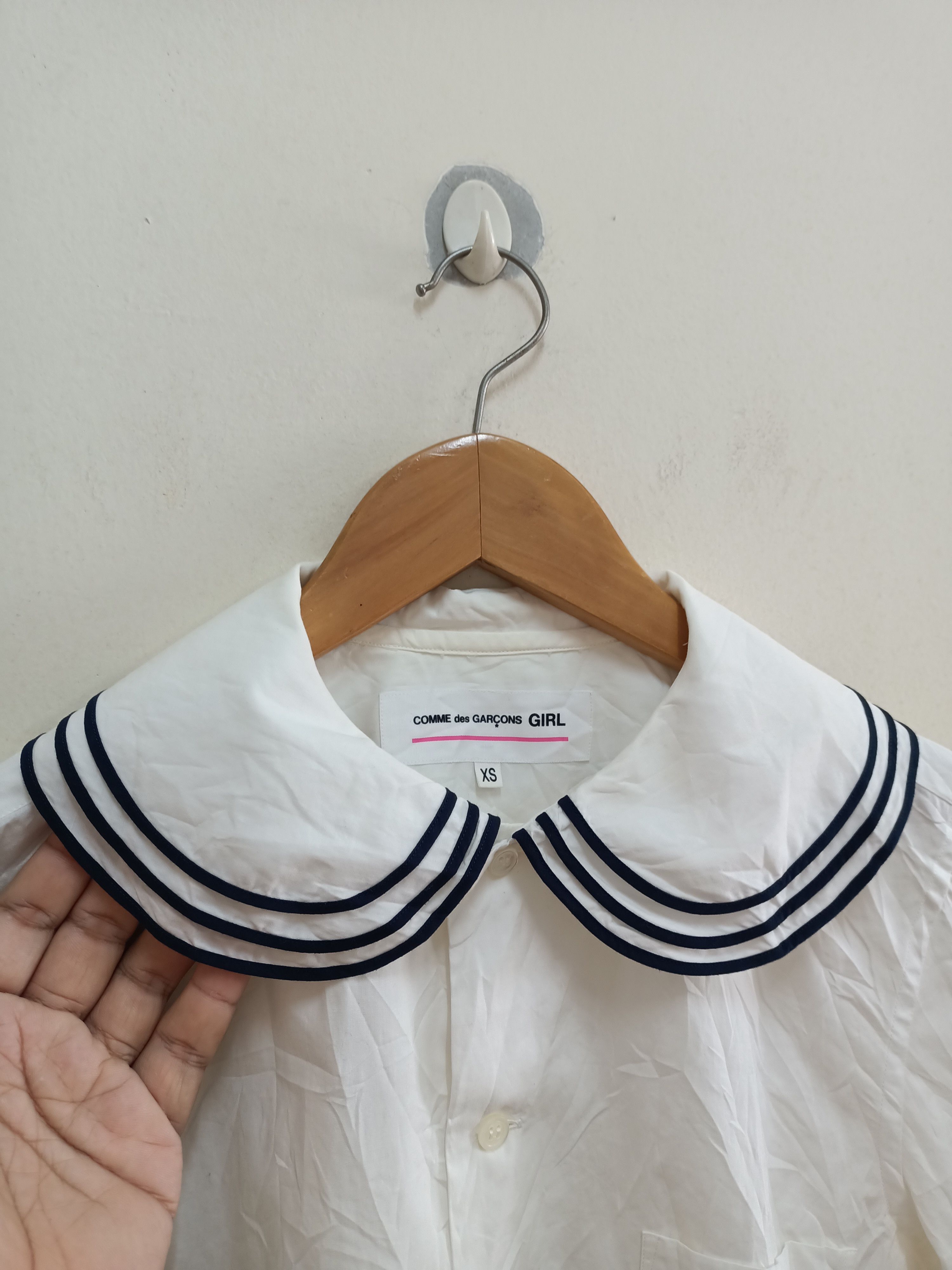 CDG by Comme des Garcons Comme des Garcons Girl peter pan collar shirt Size XS / US 0-2 / IT 36-38 - 4 Thumbnail