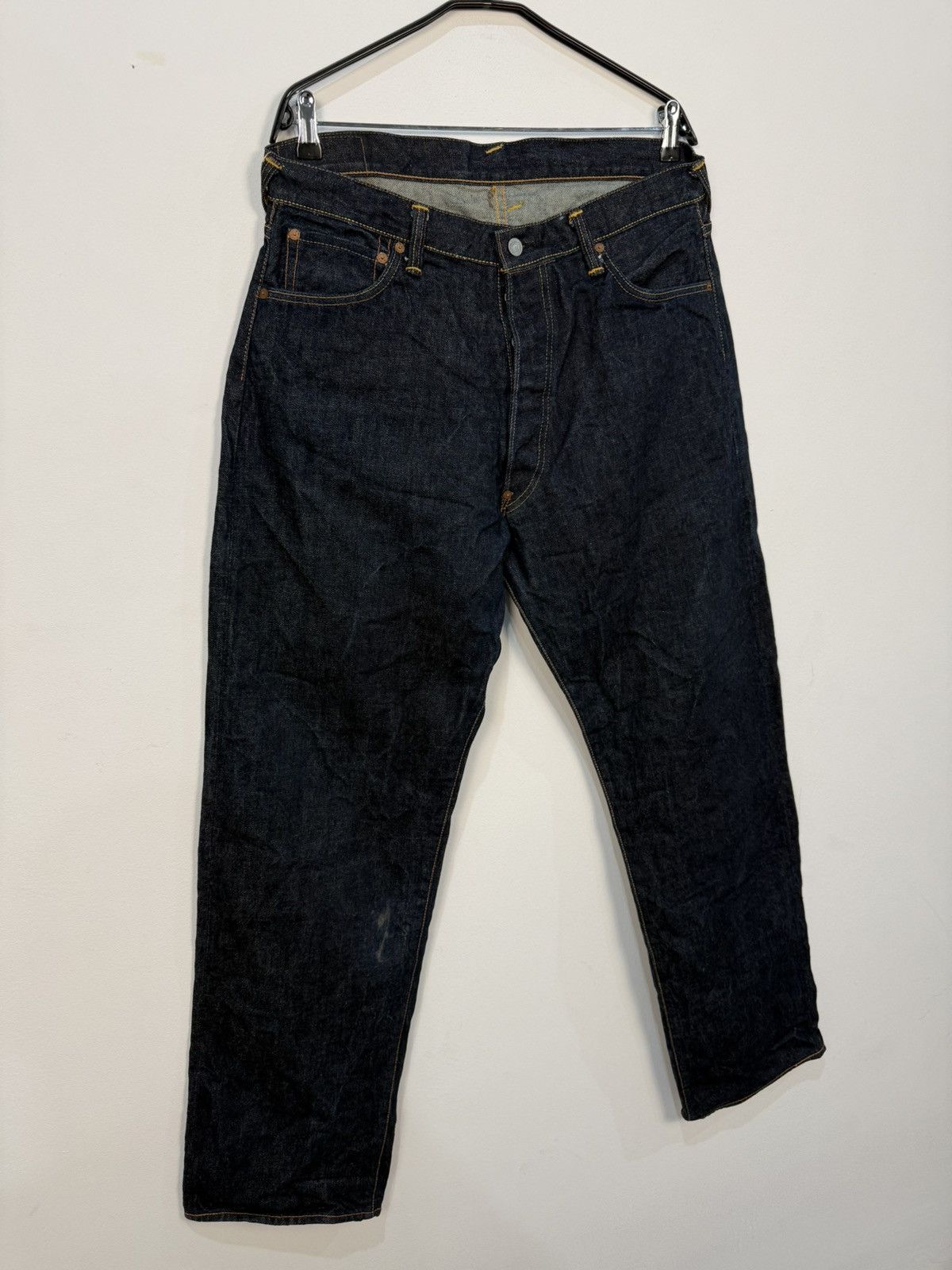 Evisu Evisu 2001 Lot Big Yellow Seagull Jeans 36/35 Vintage Y2K Size US 36 / EU 52 - 6 Thumbnail