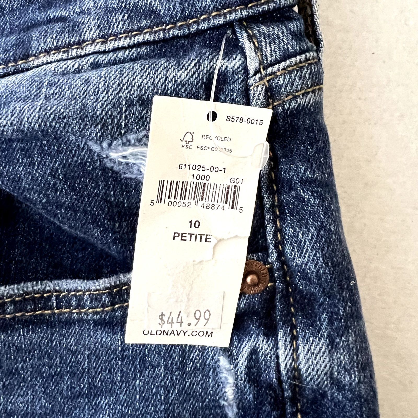 Old Navy Old Navy Boyfriend Mid Rise Jeans Size 32" / US 10 / IT 46 - 6 Thumbnail