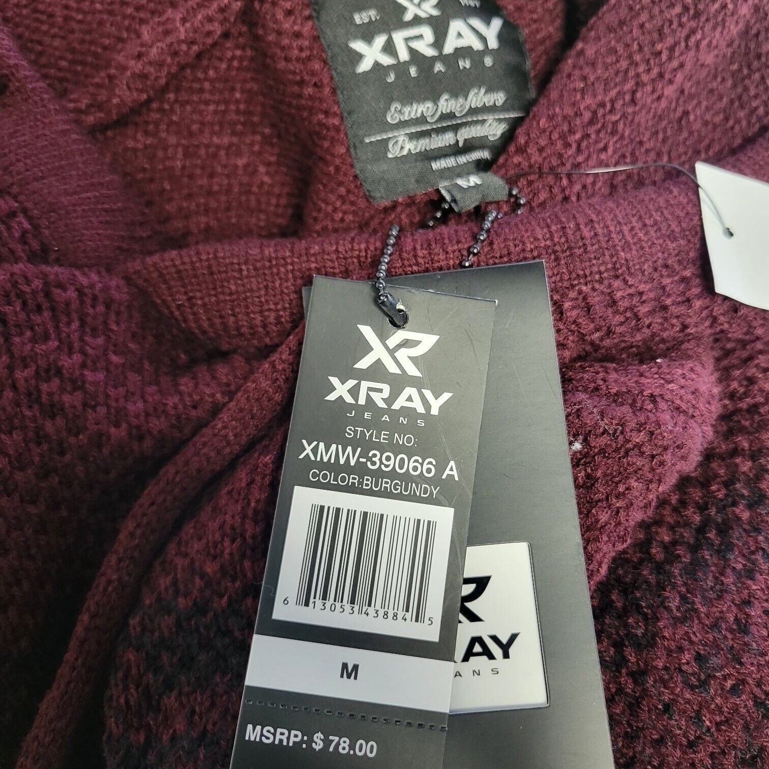 Xray Footwear Xray Jeans Extra Fine Fiber Jacket Men's. Size Medium. New W Size US M / EU 48-50 / 2 - 8 Thumbnail