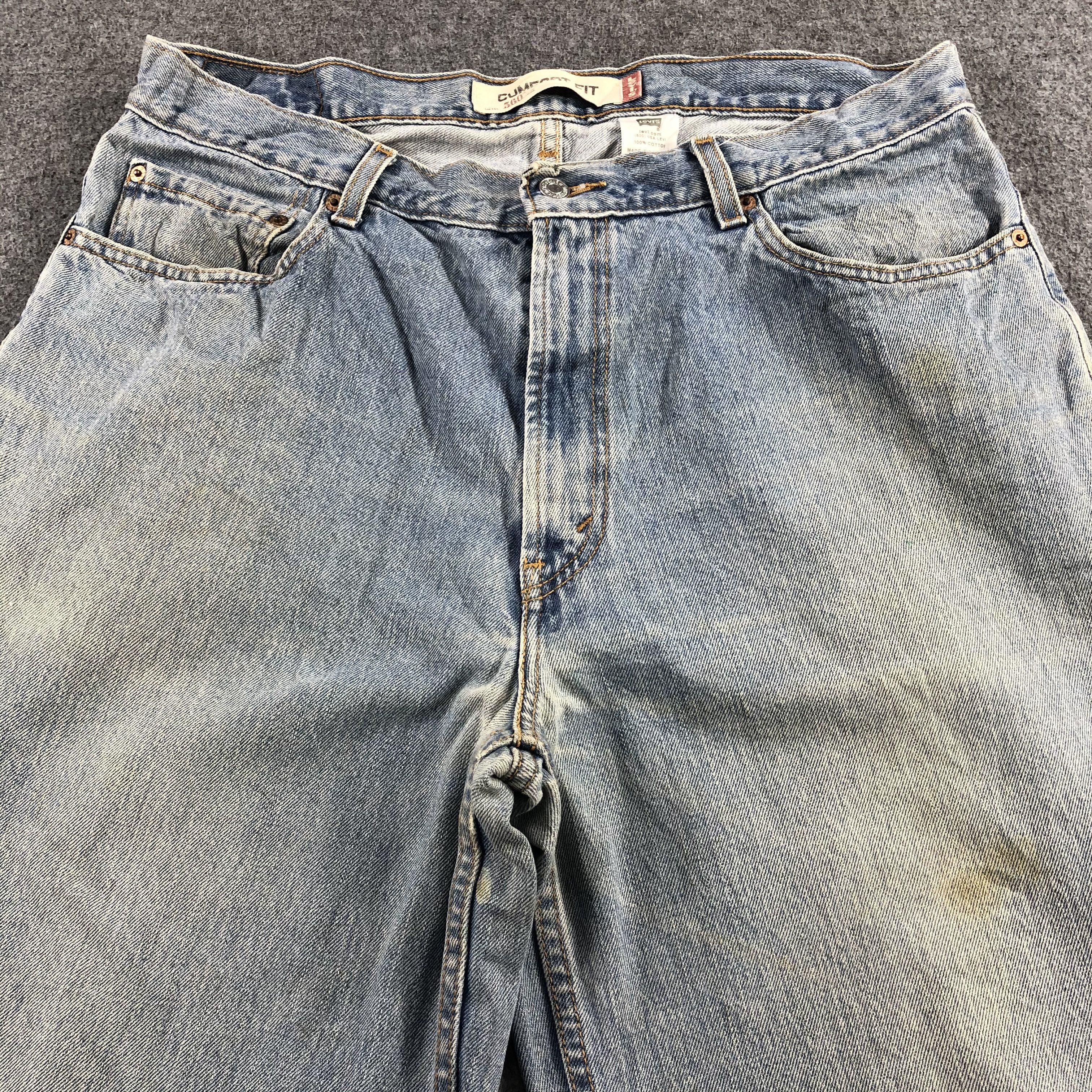 Levi's Vintage Light Wash Levis 560 Jeans-J2116 Size US 36 / EU 52 - 3 Thumbnail