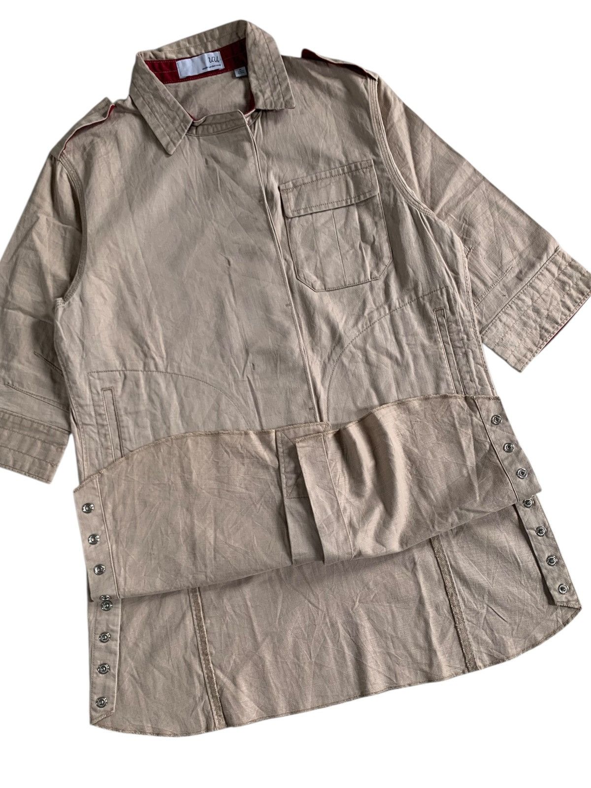 Undercover × Uniqlo Uniqlo x undercover raw military shirt Size US M / EU 48-50 / 2 - 3 Thumbnail