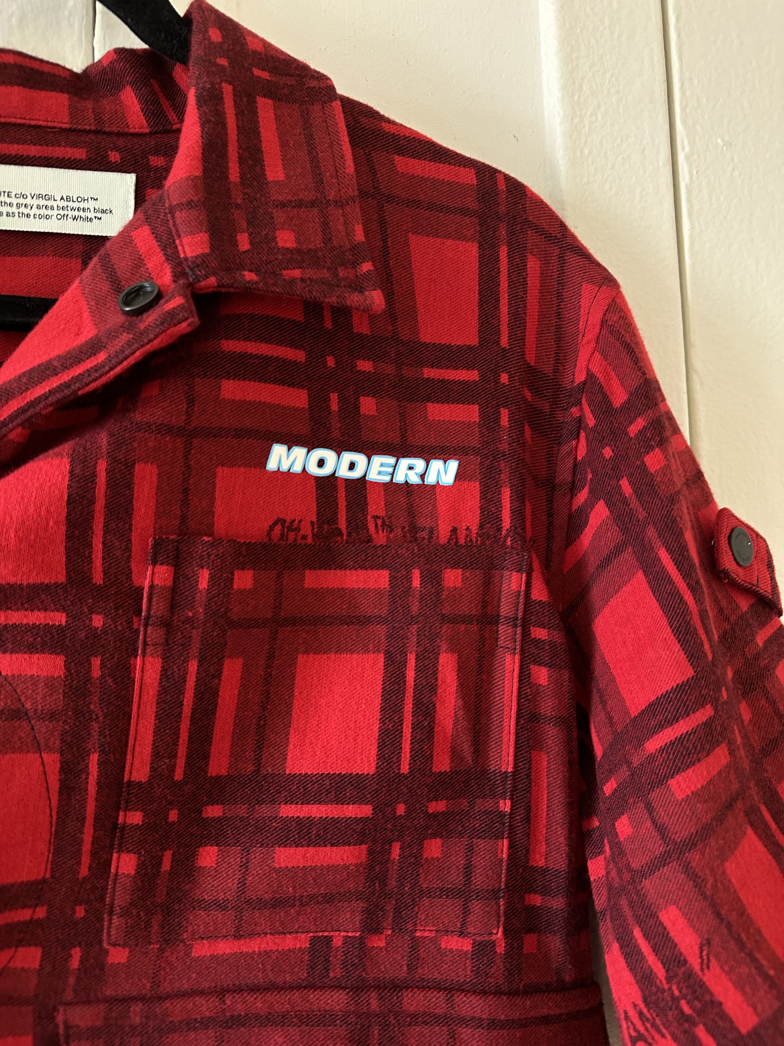 Off-White Off-White 'Modern' Camp Collar Short Sleeve Button Up Shirt Size US S / EU 44-46 / 1 - 3 Thumbnail