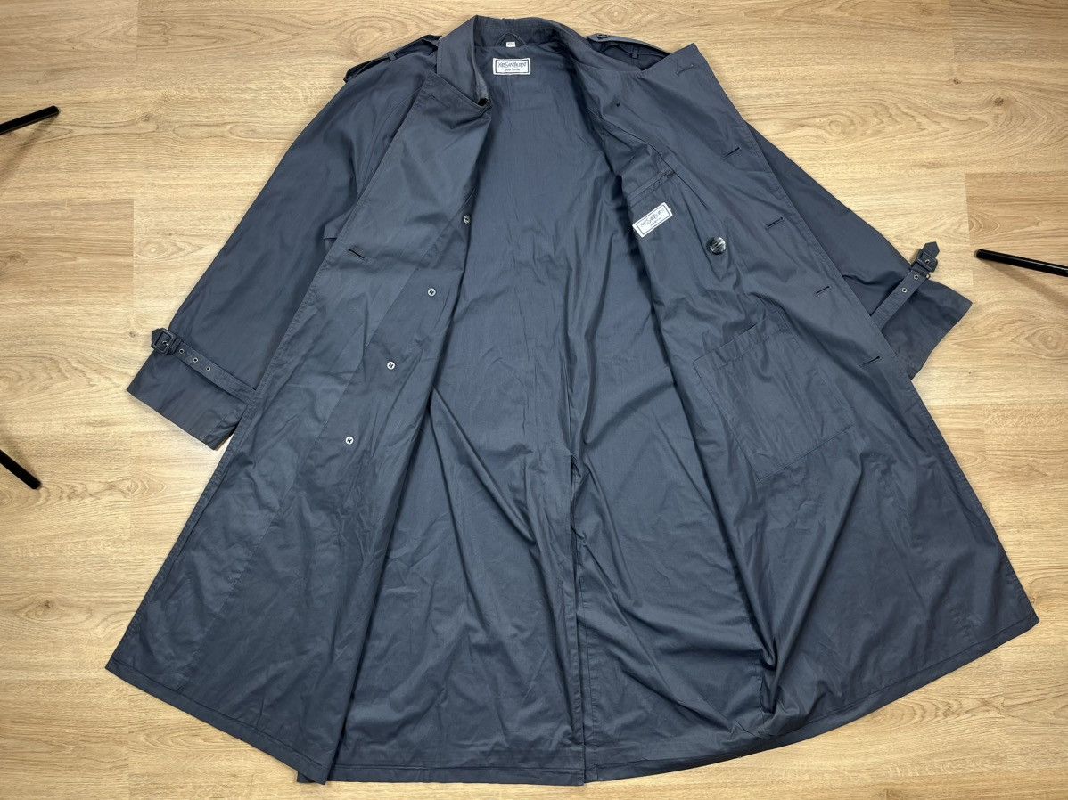 Yves Saint Laurent Vintage Yves Saint Laurent Trench Coat Grey Double Breasted Size US L / EU 52-54 / 3 - 7 Thumbnail
