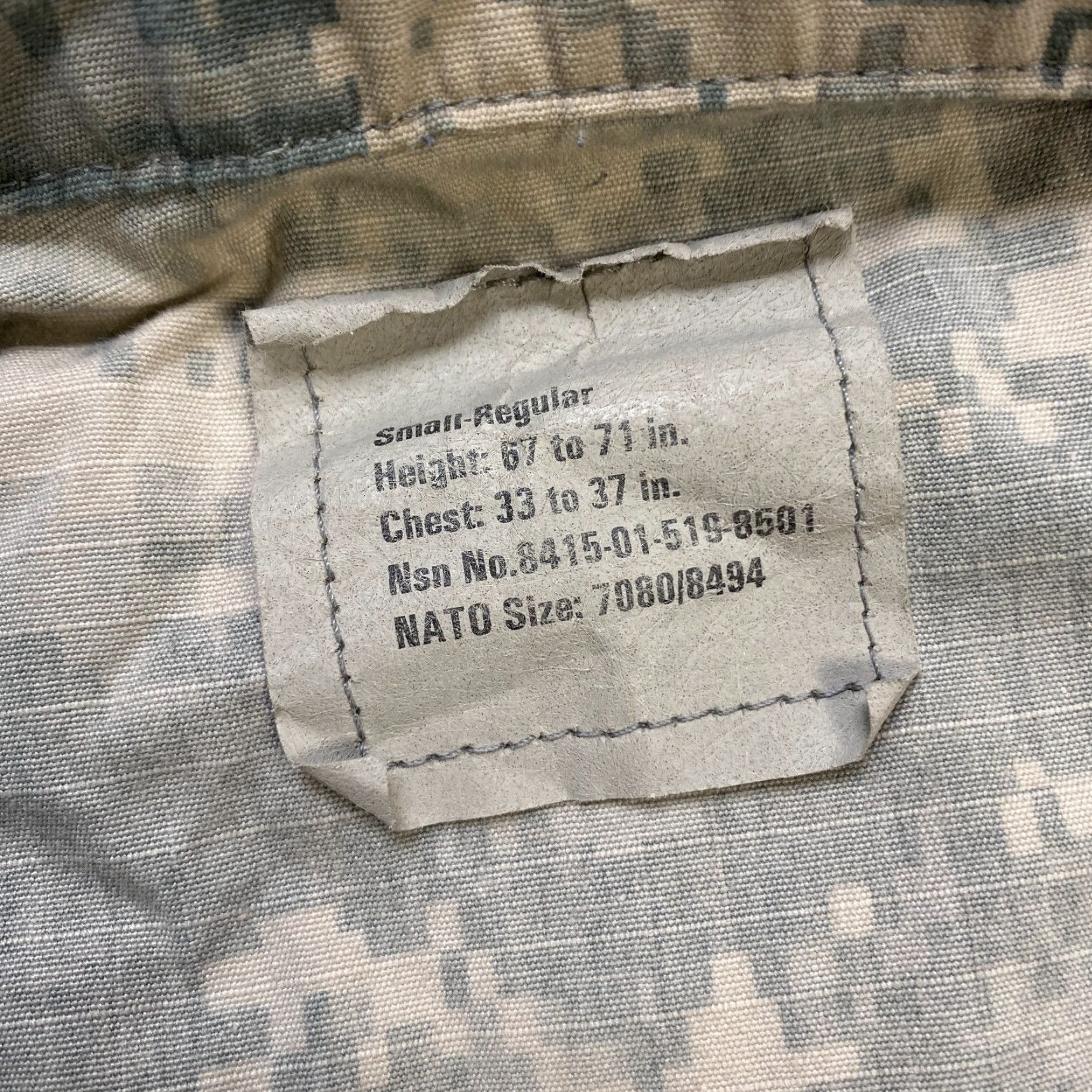 American Apparel US Army Military Digital Camo Jacket Coat Combat Small American Apparel Size US S / EU 44-46 / 1 - 4 Thumbnail