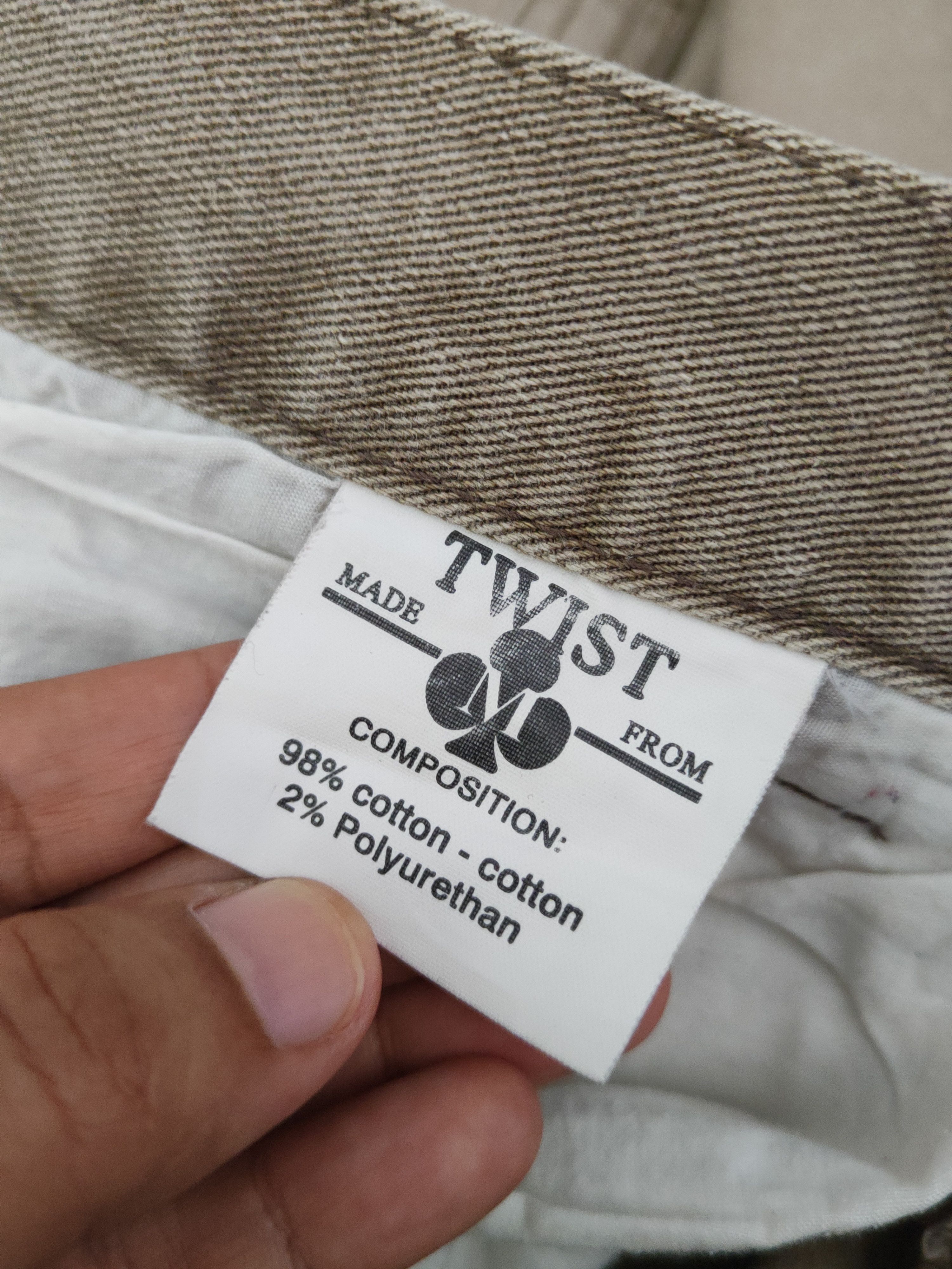 Japanese Brand DL Twist Olive Faded Multipocket Tactical Cargo Pants #278 Size 30" / US 8 / IT 44 - 14 Thumbnail