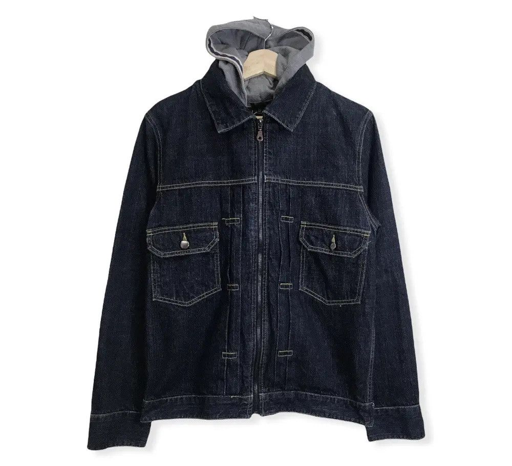 Japanese Brand Japanese Brand Trucker Denim Jacket Size US S / EU 44-46 / 1 - 1 Thumbnail