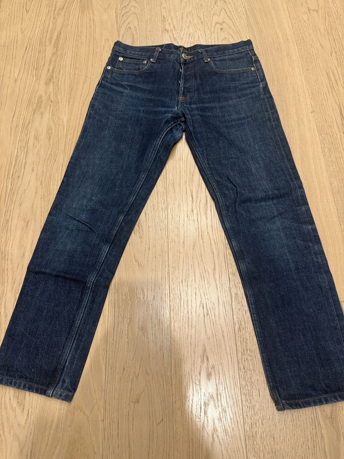 A.P.C. Warn In Blue APC Jeans Size US 31 - 1 Thumbnail