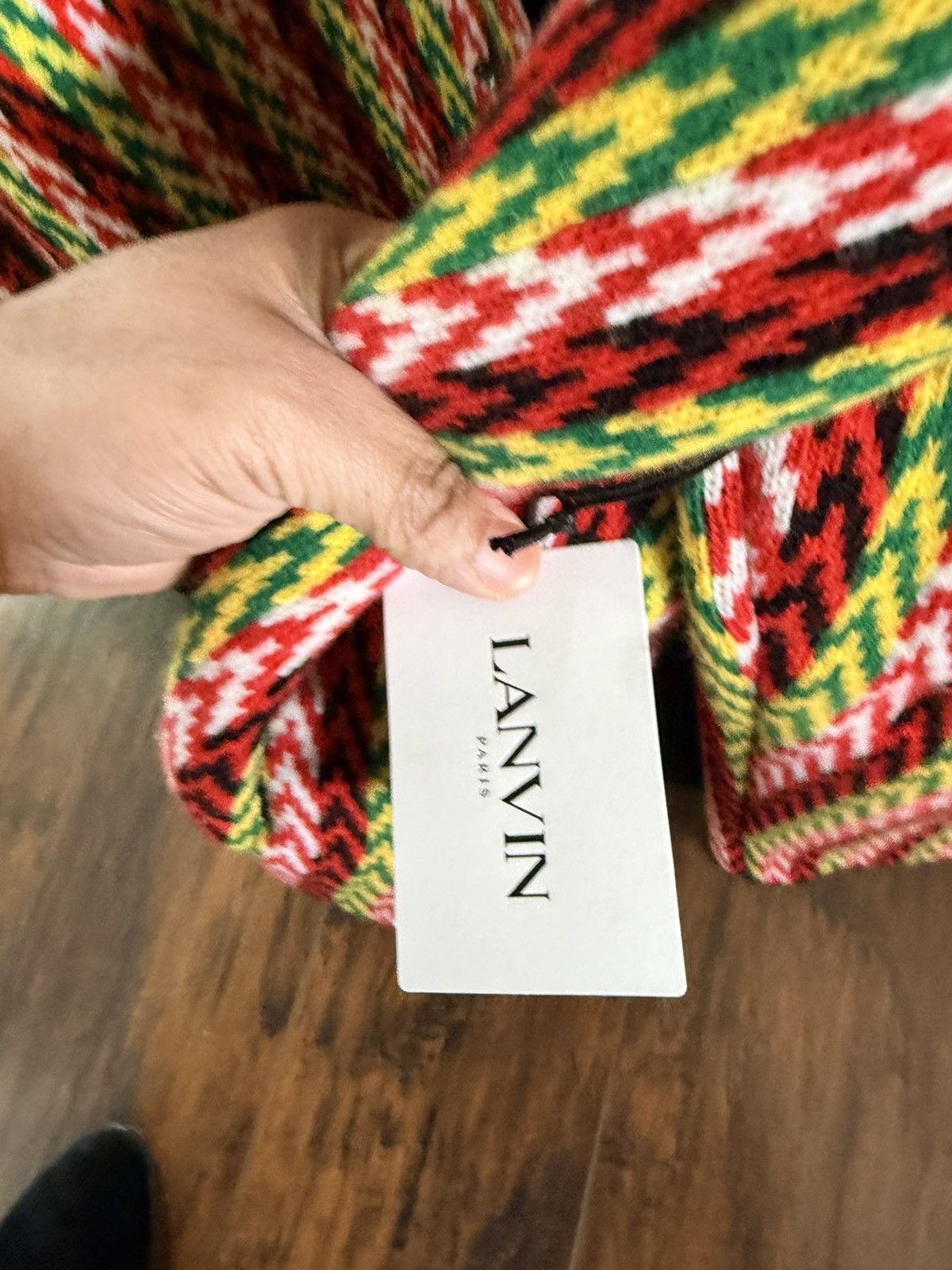 Lanvin Lanvin Curb Merino Wool Cardigan Coat — NWT Size US XXL / EU 58 / 5 - 3 Thumbnail