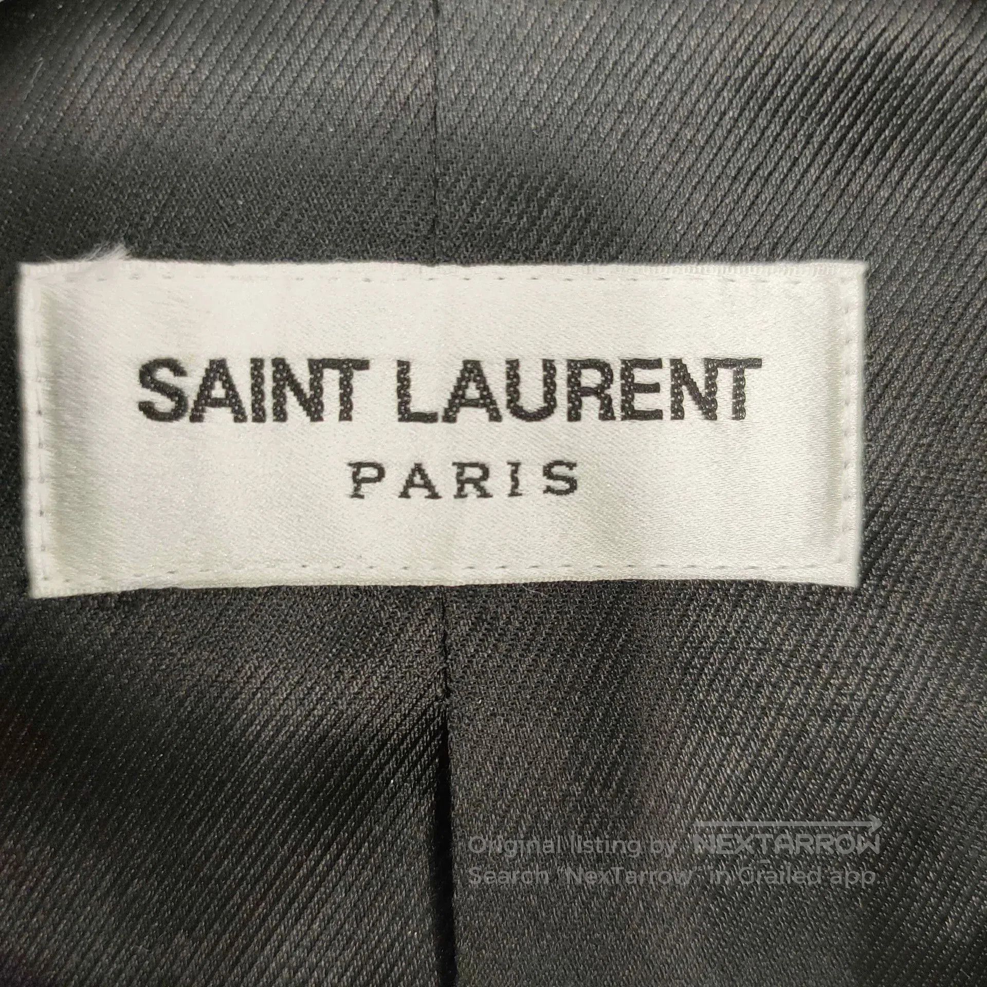 Saint Laurent Paris Saint Laurent Black Double. Size US L / EU 52-54 / 3 - 3 Thumbnail