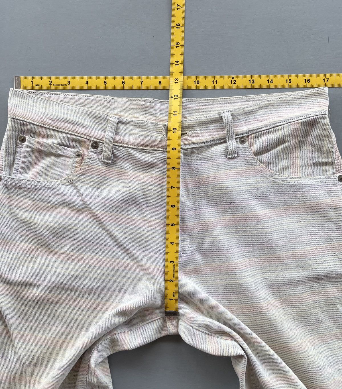 Rainbow OZONE ROCKS MULTICOLOR CARPENTER JEANS Size US 34 / EU 50 - 17 Thumbnail