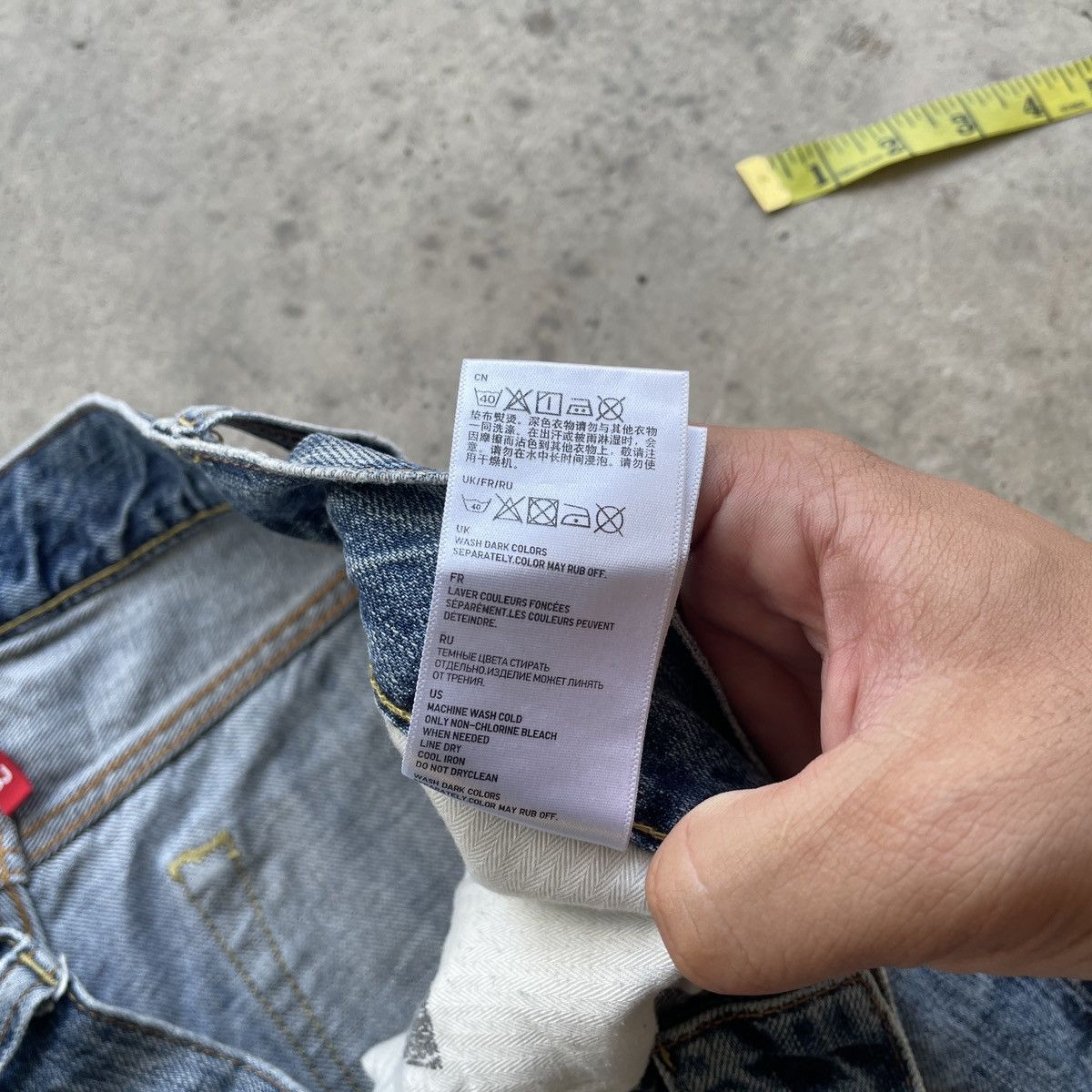 Japanese Brand Vintage Faded Japanese Brand Jeans Denim Pants W32x29.5 Size US 32 / EU 48 - 11 Thumbnail