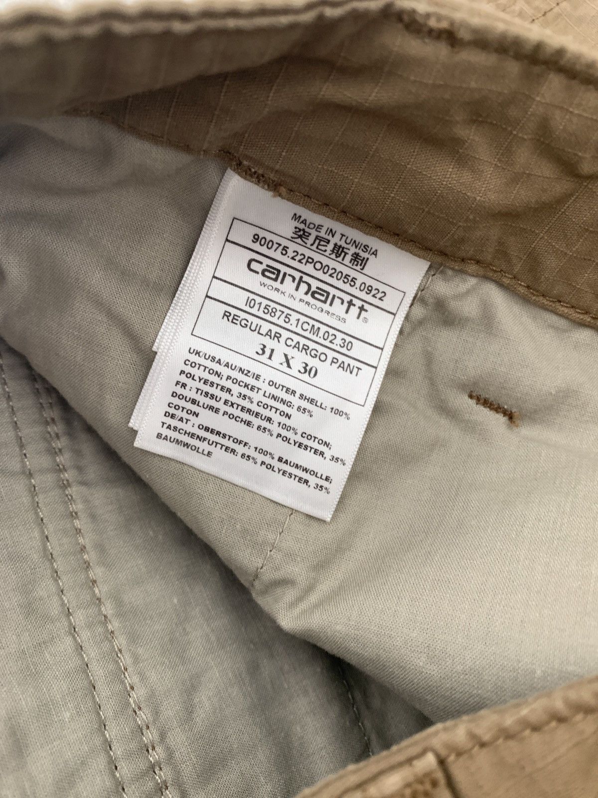 Carhartt Carhartt Regular Cargo Fit Buffalo 31 x 30 Size US 31 - 7 Thumbnail