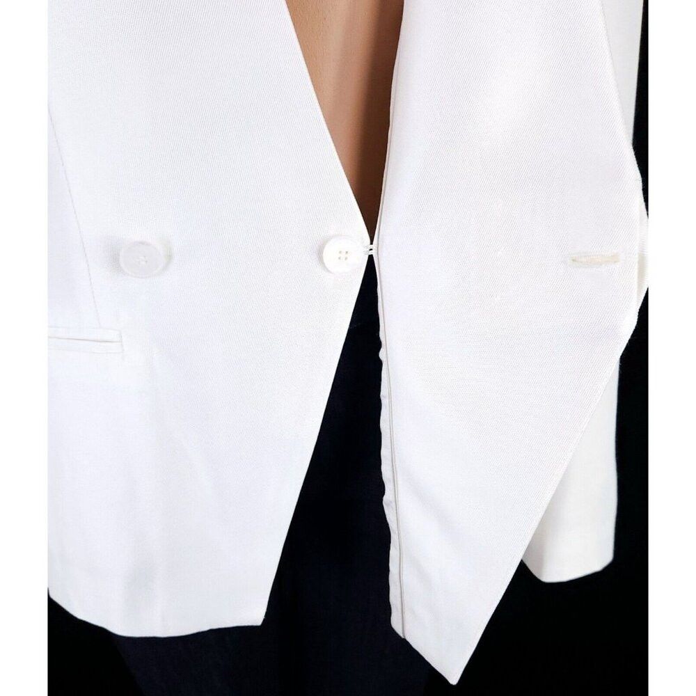 Haider Ackermann Haider Ackermann Single Breasted Blazer FR 36 US 4 White NWT Size S / US 4 / IT 40 - 6 Thumbnail