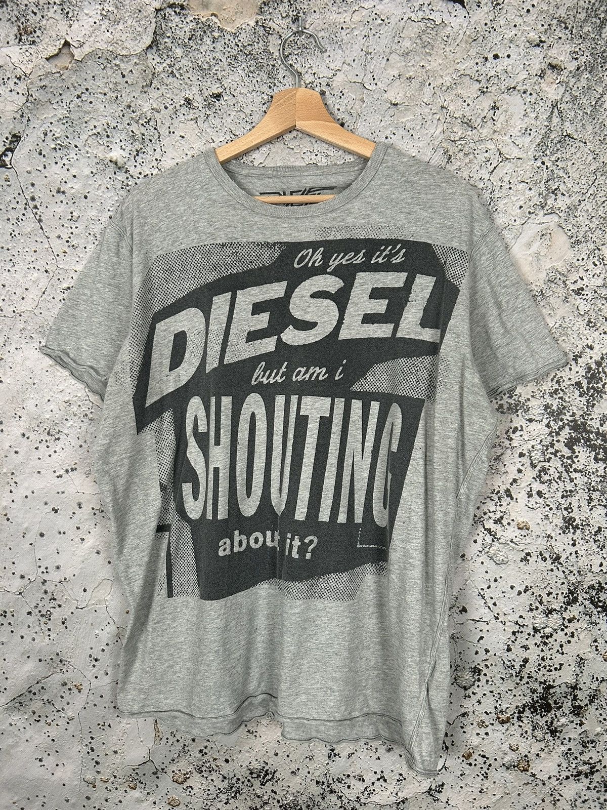 Diesel Vintage Diesel Y2K 00s Graphic Tee Streetwear Hype Size US XL / EU 56 / 4 - 1 Thumbnail