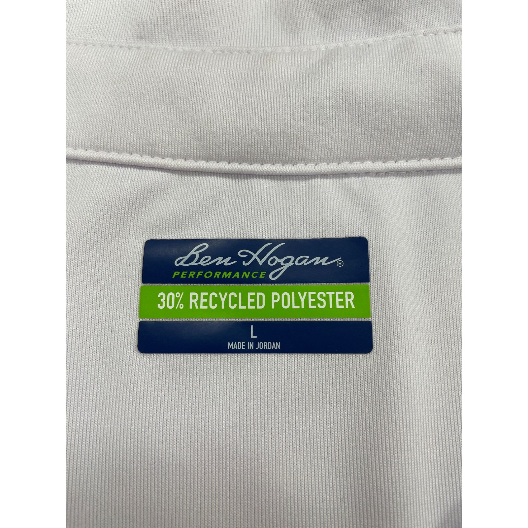 Other Ben Hogan Men White with Blue Gray Pink stripes on top L SKU Size US L / EU 52-54 / 3 - 3 Thumbnail