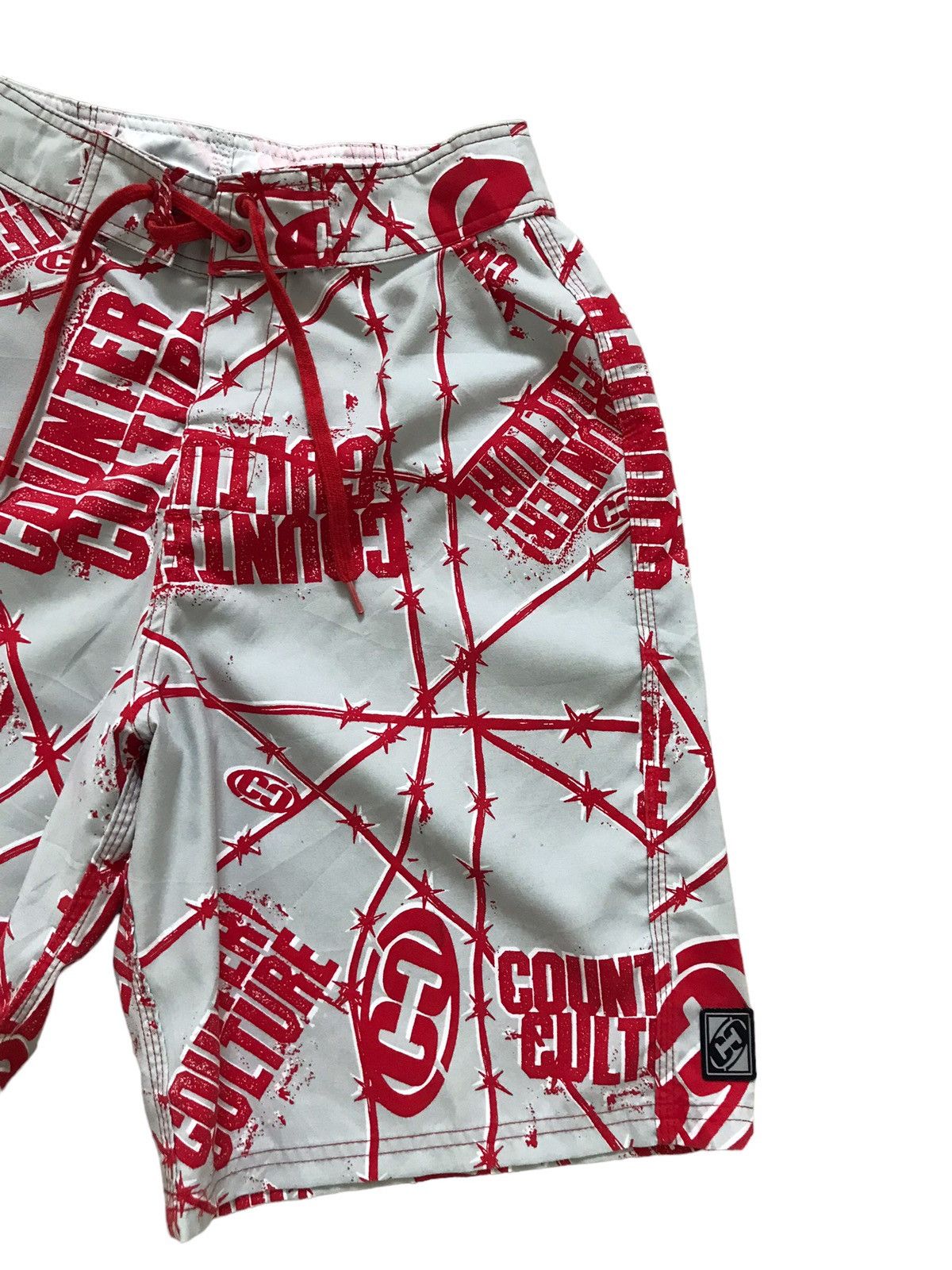 Vintage Vintage Counter Culture Surfboard Shorts Size US 28 / EU 44 - 3 Thumbnail