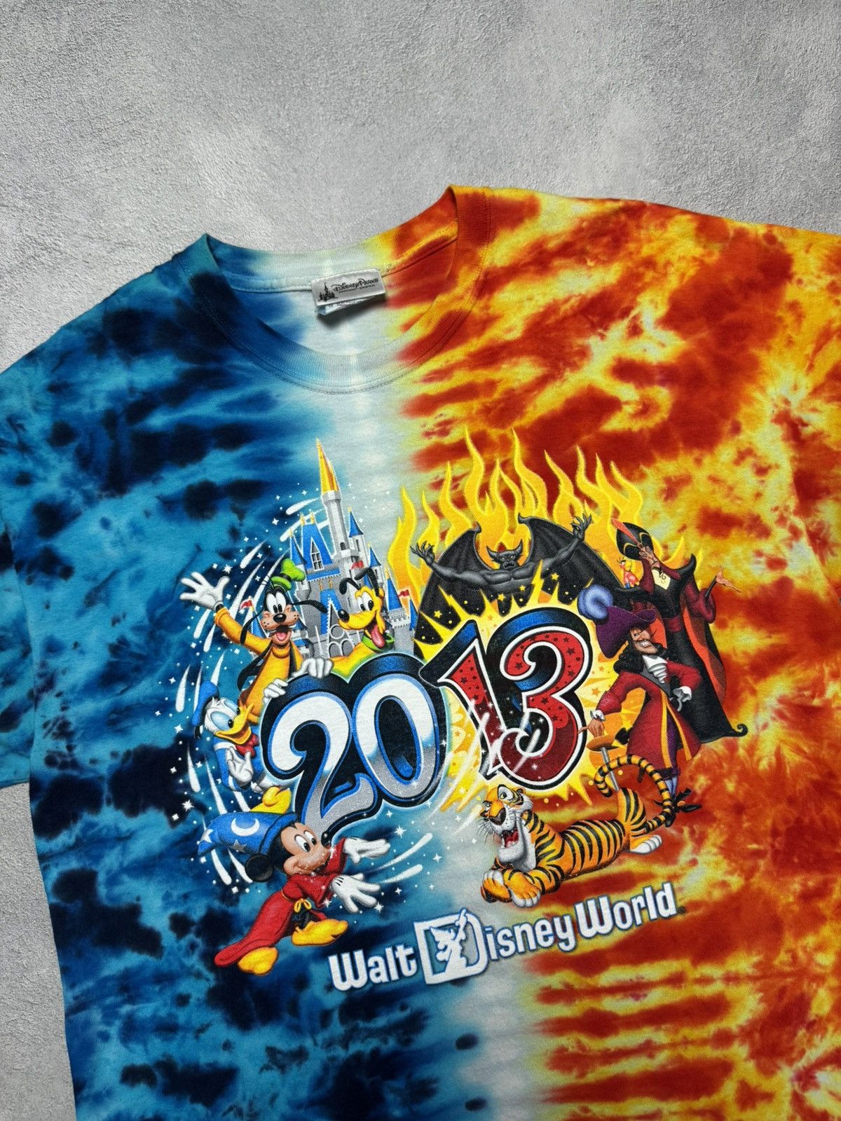 Gildan Disney Parks 2013 Over Printed T-Shirt Tie Dye Gildan Size US L / EU 52-54 / 3 - 3 Thumbnail