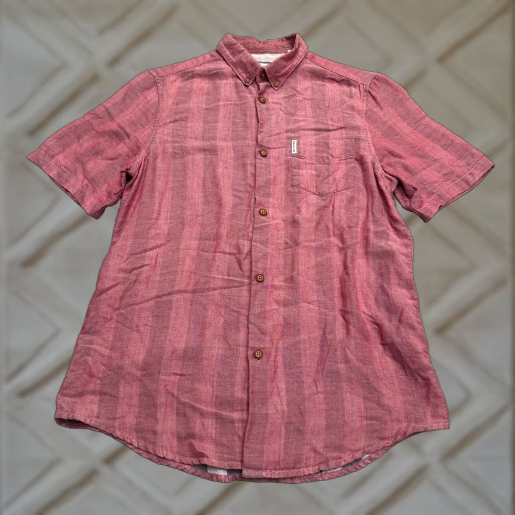Ben Sherman VINTAGE Ben Sherman Shirt Mens XS Red Striped Cotton Short Sleeve Preppy Casual Size US XS / EU 42 / 0 - 1 Thumbnail