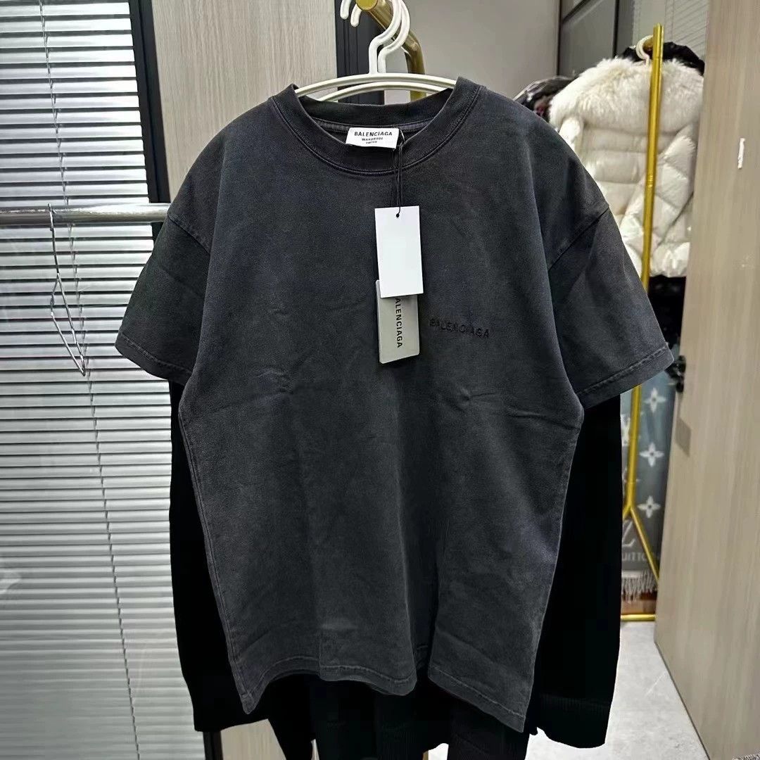Balenciaga Embroidered logo short sleeves