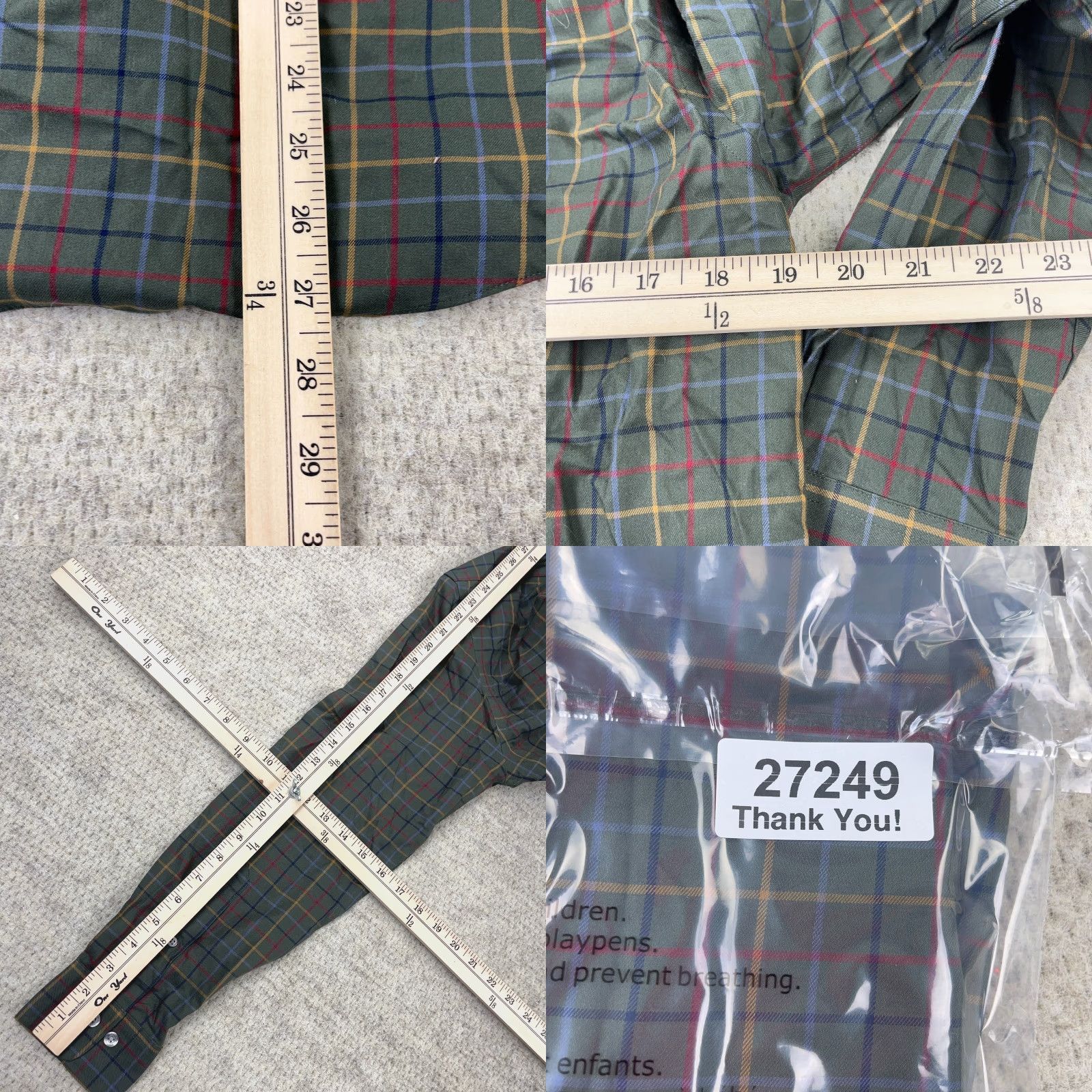 Brooks Brothers Brooks Brothers Flannel Shirt Green Plaid Button-Up Men Small Regular Fit Size US S / EU 44-46 / 1 - 8 Thumbnail