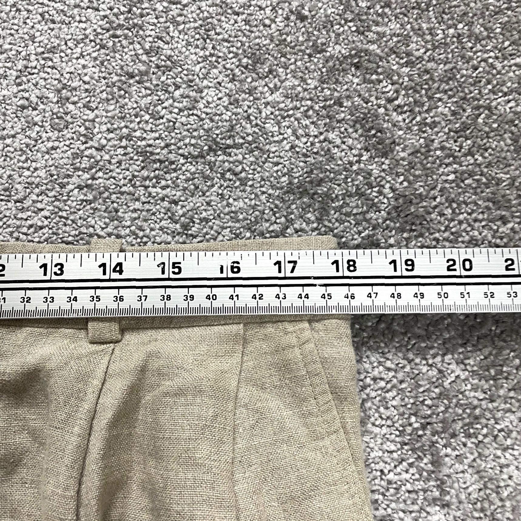 Eddie Bauer VINTAGE Eddie Bauer Linen Pants Women's Cropped 36 Beige Relaxed Fit Tailored Slacks Size 25" / US 0 / IT 36 - 6 Thumbnail