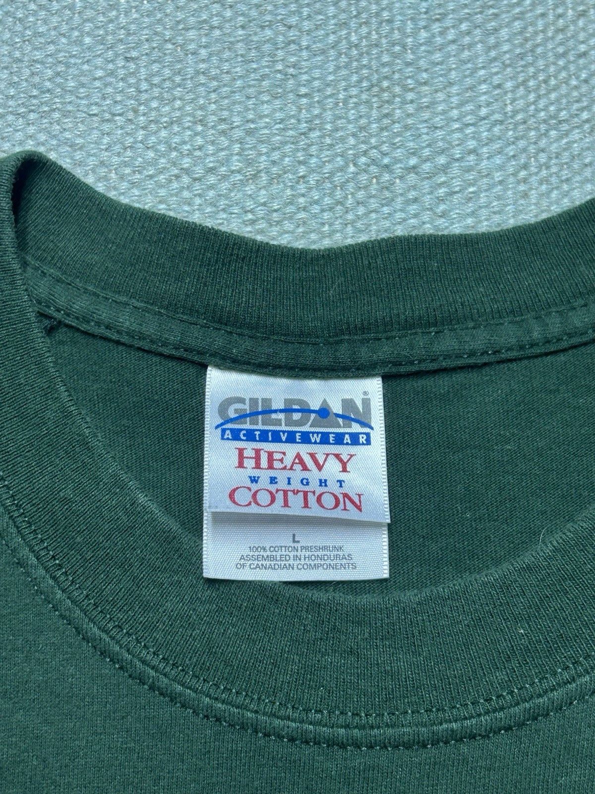 Vintage Vtg t shirt up north Michigan we be camping embroide moose L Size US L / EU 52-54 / 3 - 3 Thumbnail