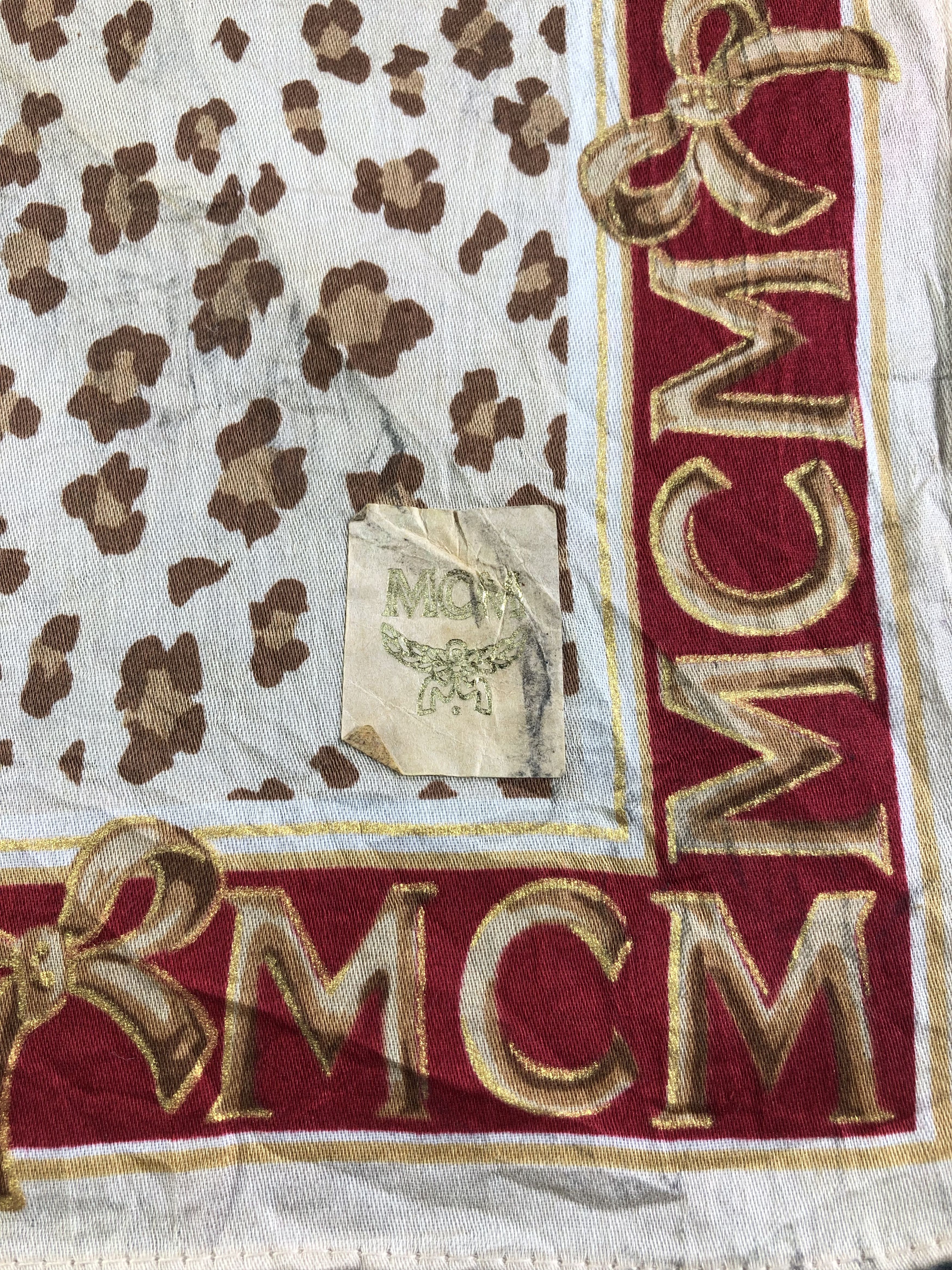 MCM MCM Handkerchief / Bandana / Neckerchief / Headscarf Size ONE SIZE - 5 Thumbnail