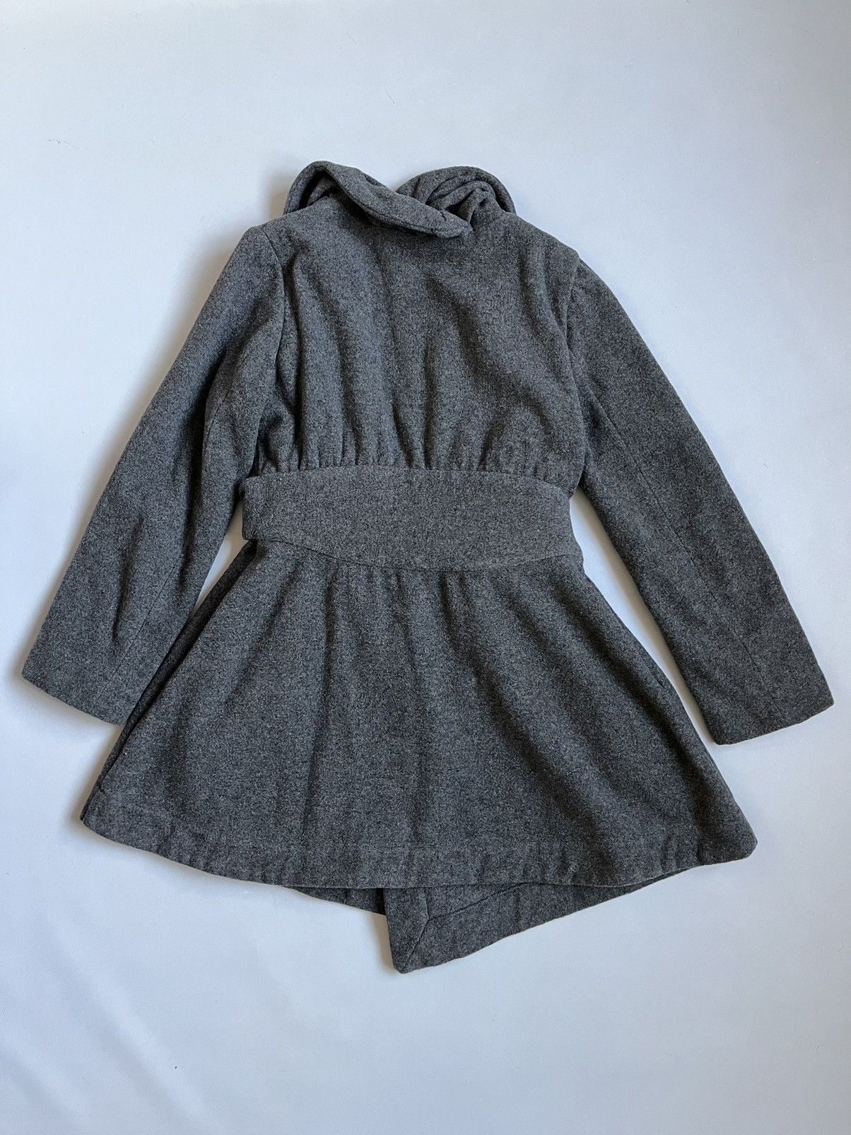 Vivienne Westwood Vivienne Westwood Anglomania Woman Grey Wool Belt Coat Size XL / US 12-14 / IT 48-50 - 15 Thumbnail