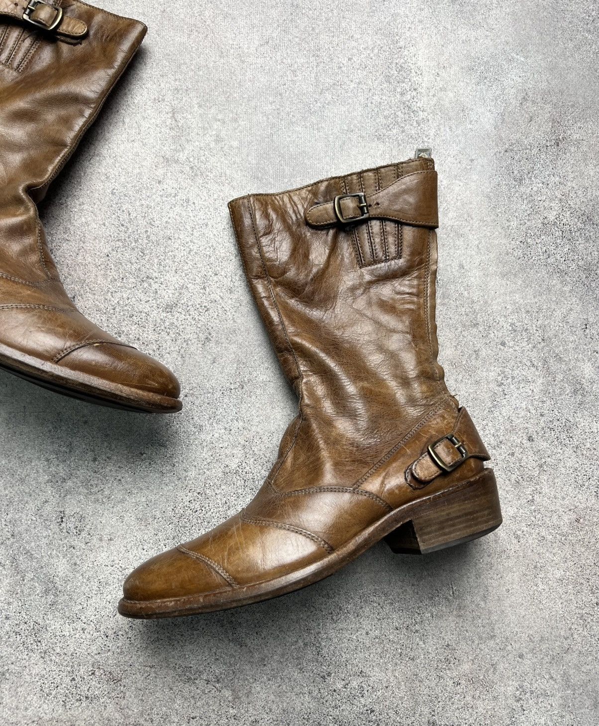 Belstaff Belstaff roadmaster moto belted boots with back zip Size US 8 / IT 38 - 3 Thumbnail