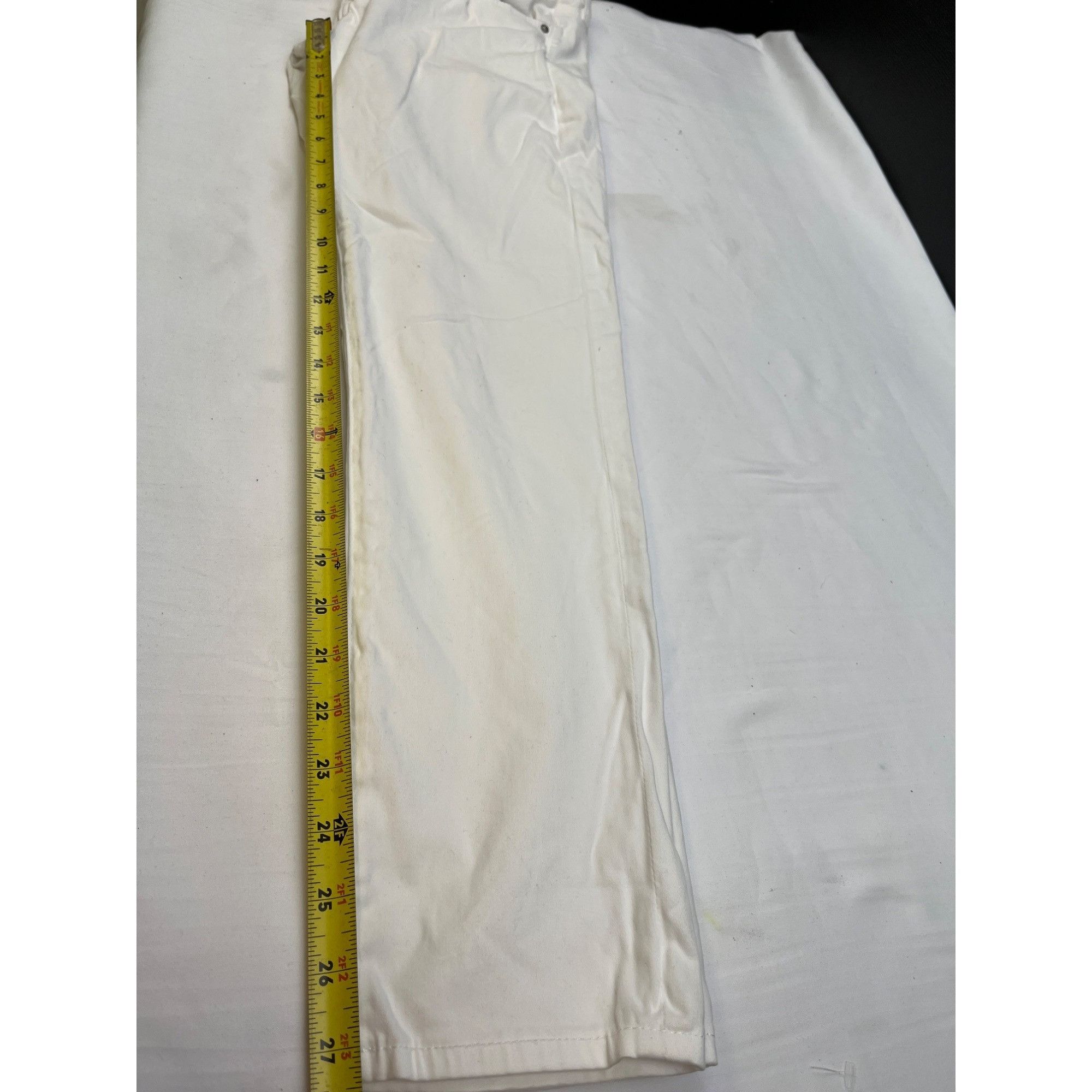AG Adriano Goldschmied Adriano Goldschmied Women's Jeans White Slim/straight/ankle Size 28" / US 6 / IT 42 - 9 Thumbnail