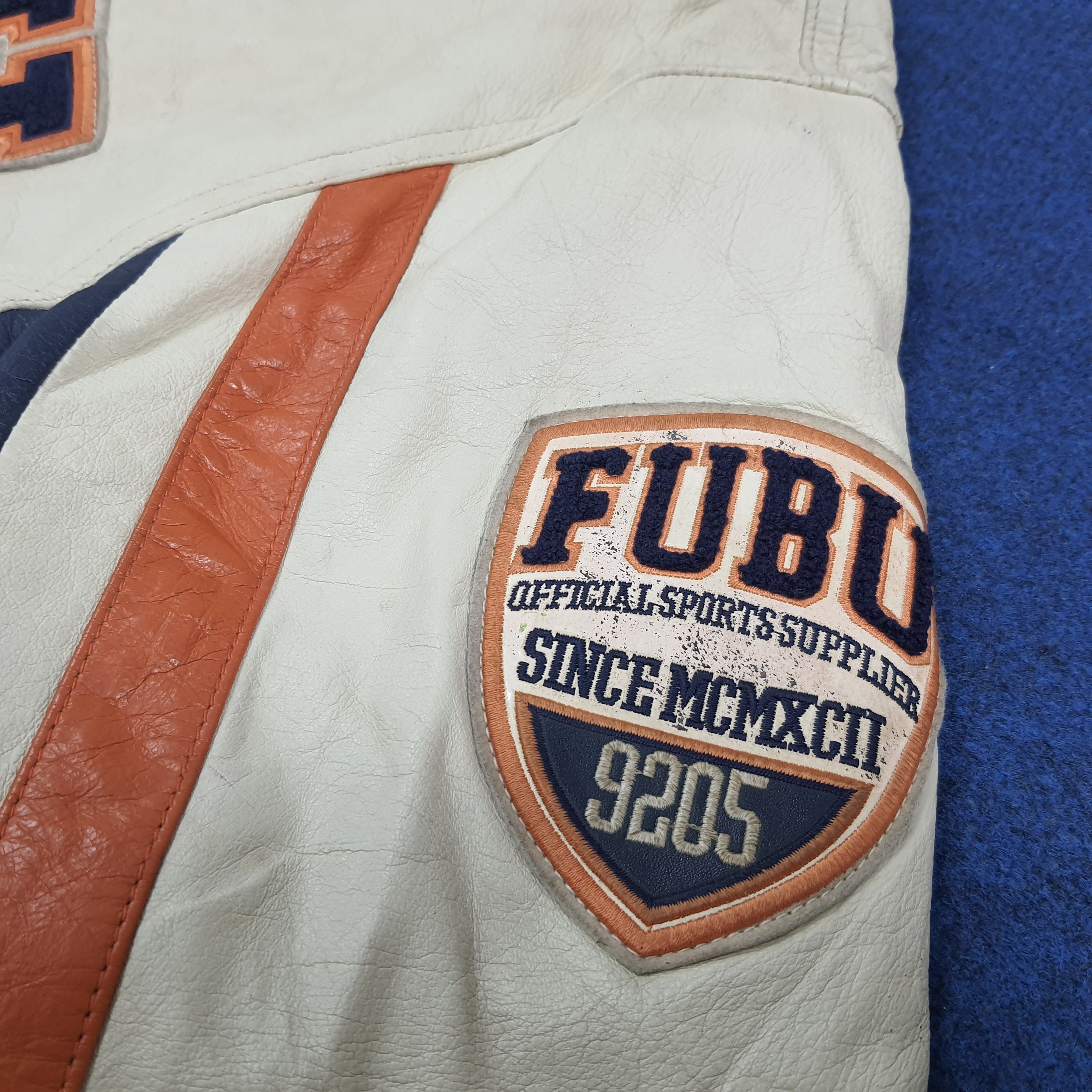Fubu Vintage FUBU Full Leather Varsity Jacket 90s Hip Hop C286N4 Size US L / EU 52-54 / 3 - 5 Thumbnail