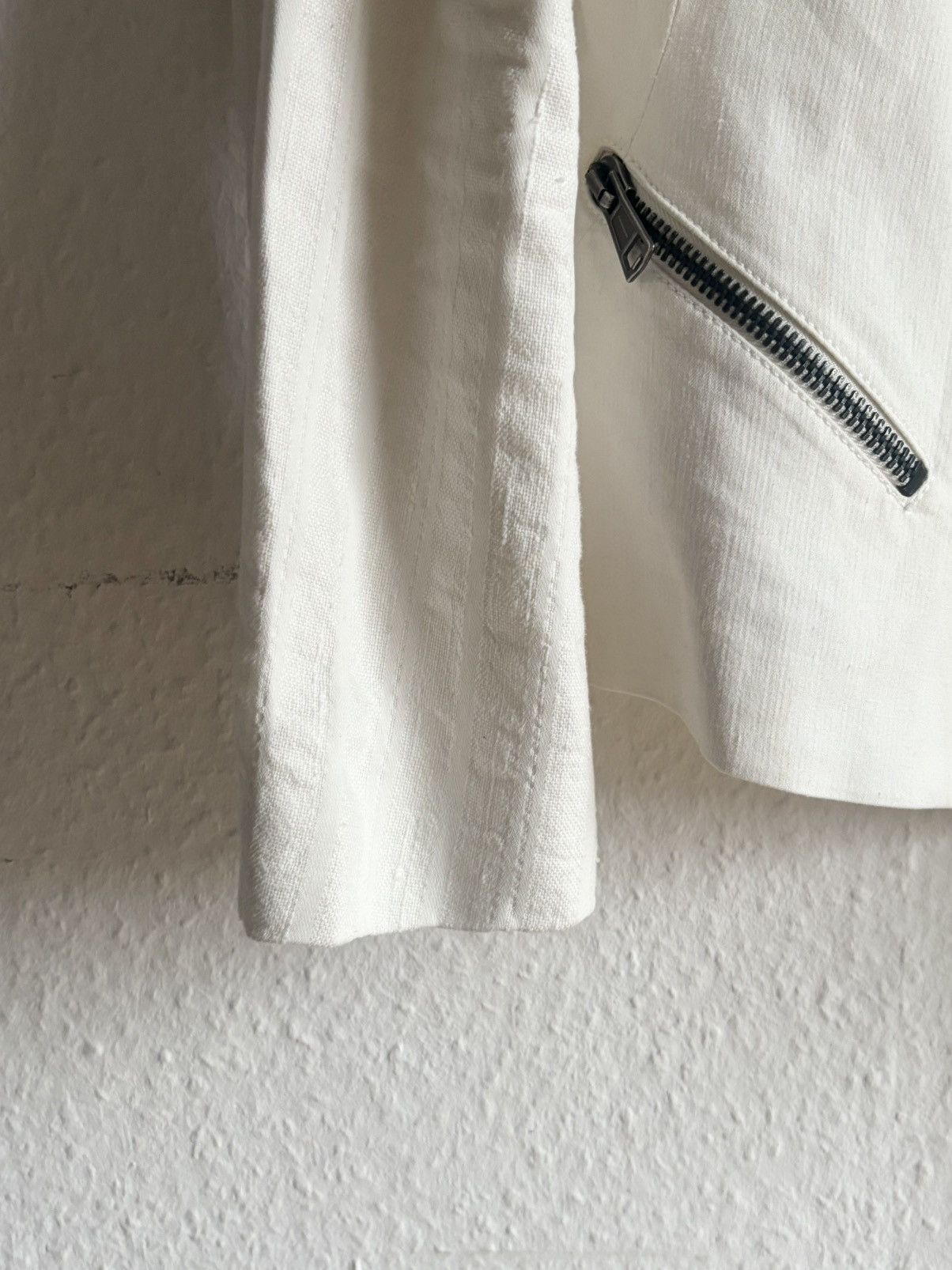 Ann Demeulemeester Ann Demeulemeester early 00s White Blazers Size XS / US 0-2 / IT 36-38 - 11 Thumbnail