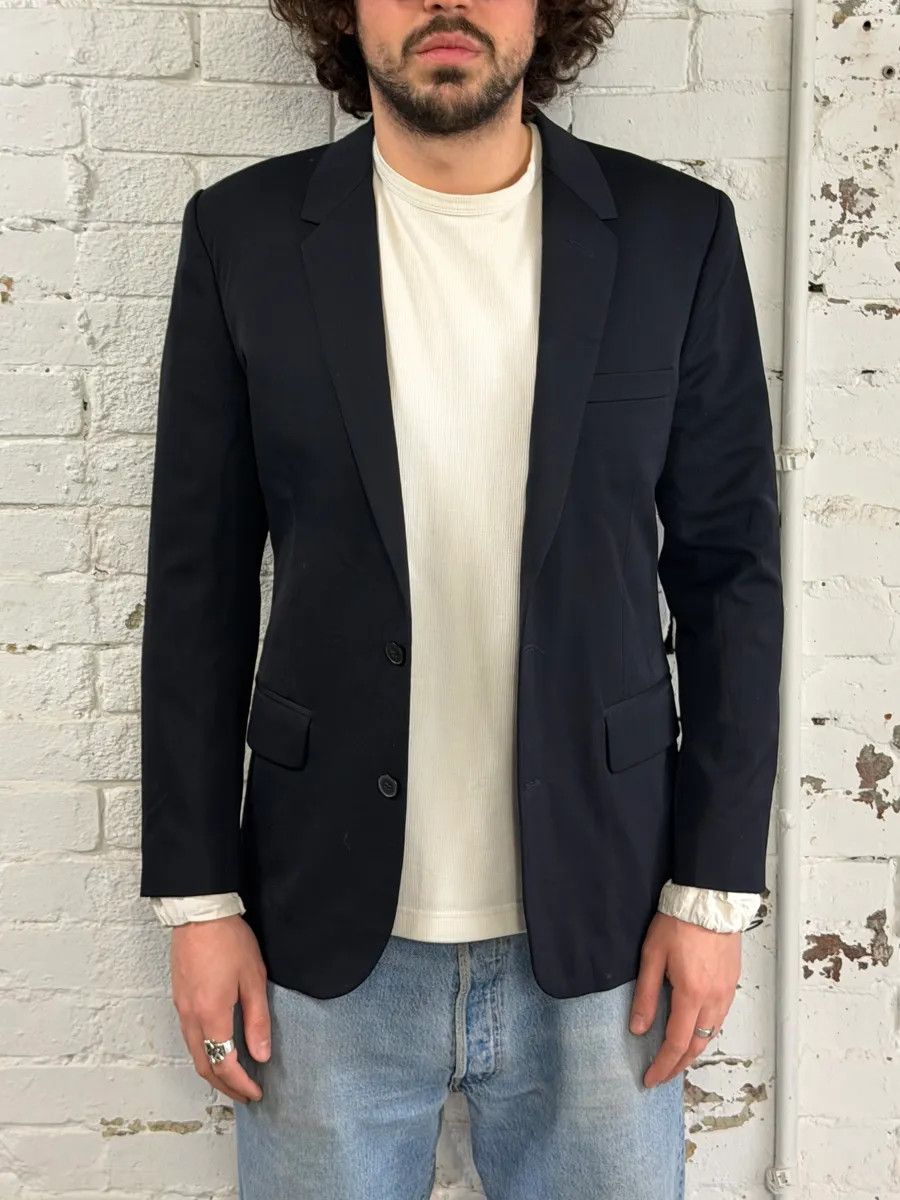 Maison Margiela 2012 Maison Margiela H&M Black Modern Blazer Jacket Size US S / EU 44-46 / 1 - 1 Thumbnail