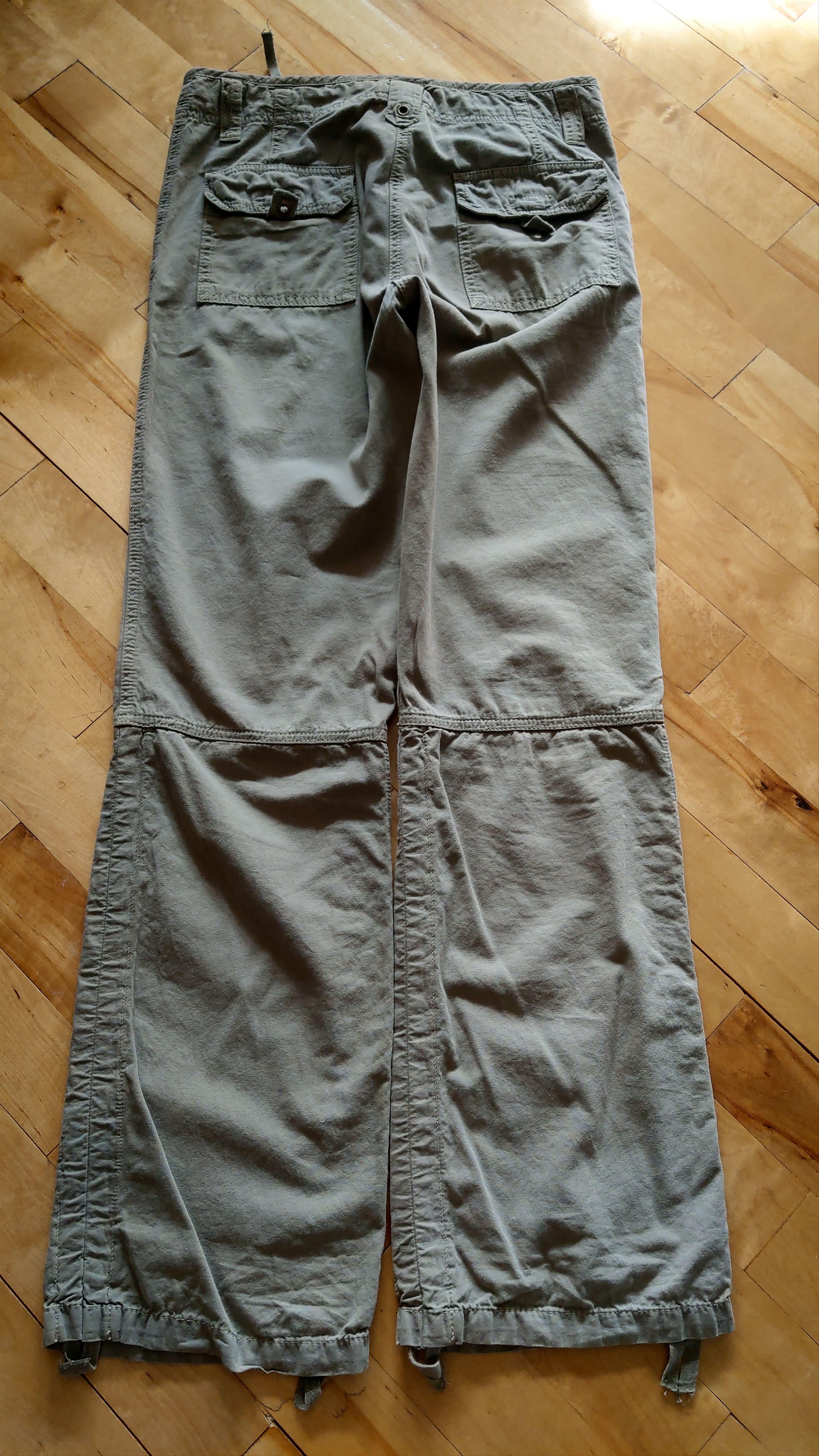 Vintage Vintage 90s Cargos Baggy Raver Pants y2k Opium Techno Fairy Size 25" / US 0 / IT 36 - 7 Thumbnail