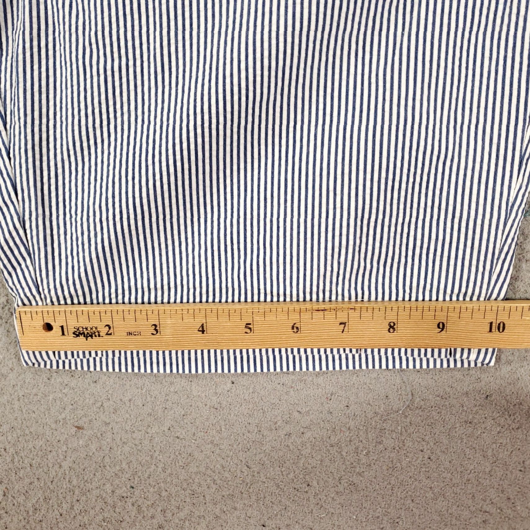 Brooks Brothers Brooks Brothers Seersucker Shorts Mens 33 Blue White Pinstripes Bermuda Casual Preppy Shirts? Size US 33 - 6 Thumbnail