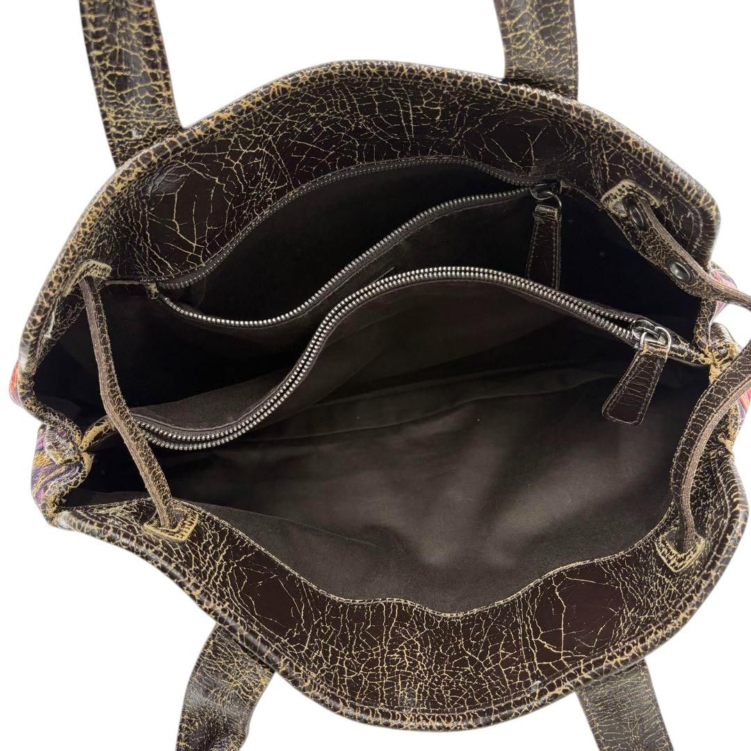 Miu Miu Miu Miu - Red Paisley Vintage Shoulder Bag Handbag Leather Size ONE SIZE - 8 Thumbnail