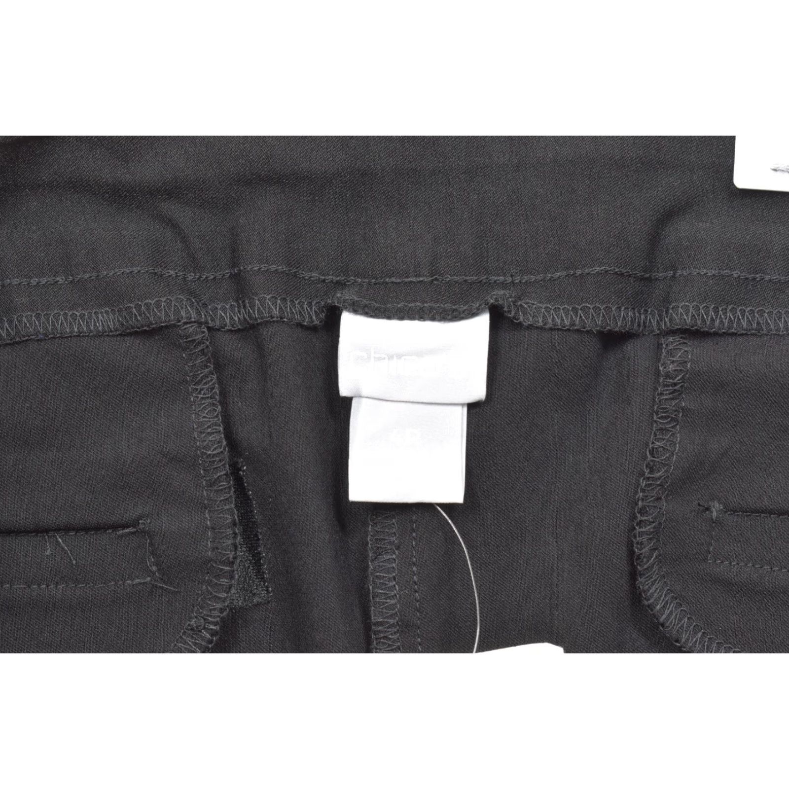 Vintage Chico's Brigitte So Slimming Black Slim Leg Pant 4R US 20R Regular Slim Women Pants Ankle Black Slimming Everyday Convenience Casual Size 42" / US 20 - 6 Thumbnail