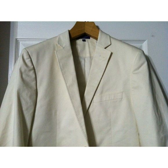 Alan Flusser ALAN FLUSSER MENS NEW COTTON SPORT COAT JACKET BLAZER 40R Size 40R - 2 Thumbnail