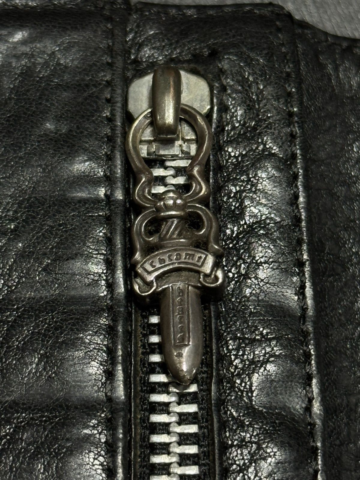 Chrome Hearts Chrome Hearts - Wave Crossball Leather Wallet Size ONE SIZE - 6 Thumbnail