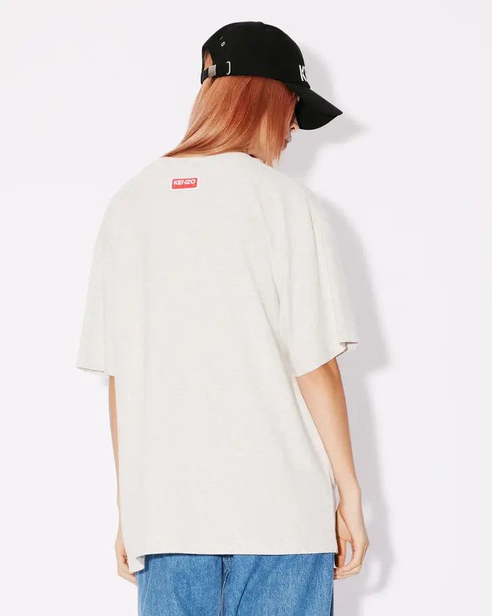 Kenzo o1s22i1n0125 Lucky Tiger Crewneck T-Shirt in White Size S / US 4 / IT 40 - 2 Thumbnail