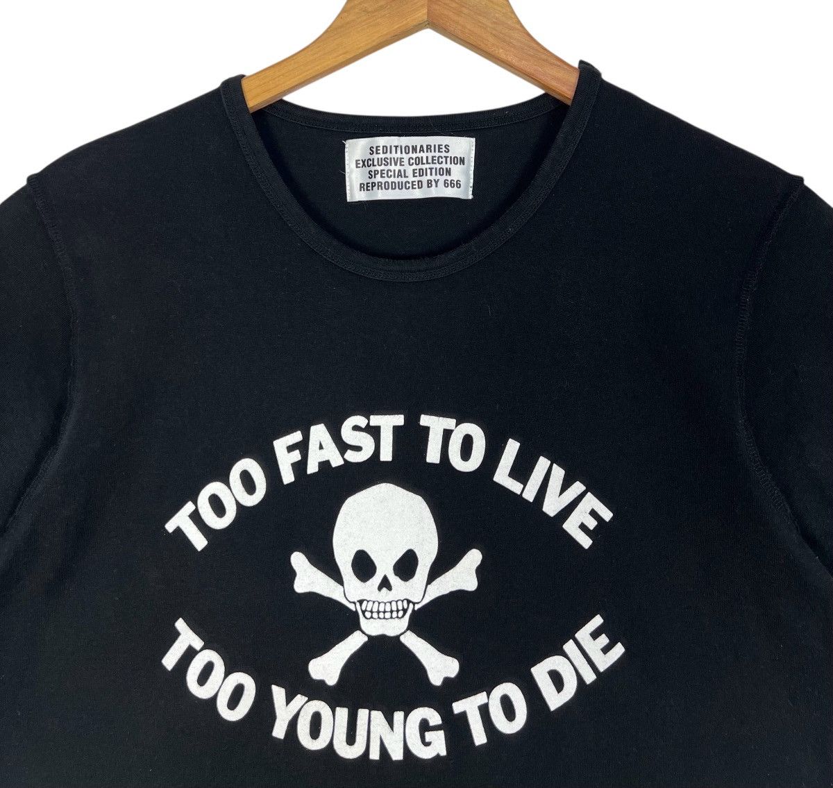 Japanese Brand Too fast to live too young too die Seditionaries 666 Japan Size US S / EU 44-46 / 1 - 3 Thumbnail