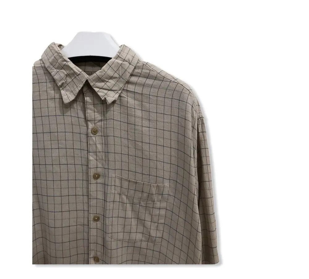 Flannel × Vintage Vintage Van Heusen Plaid Tartan Flannel Shirt 👕 Size US L / EU 52-54 / 3 - 2 Thumbnail