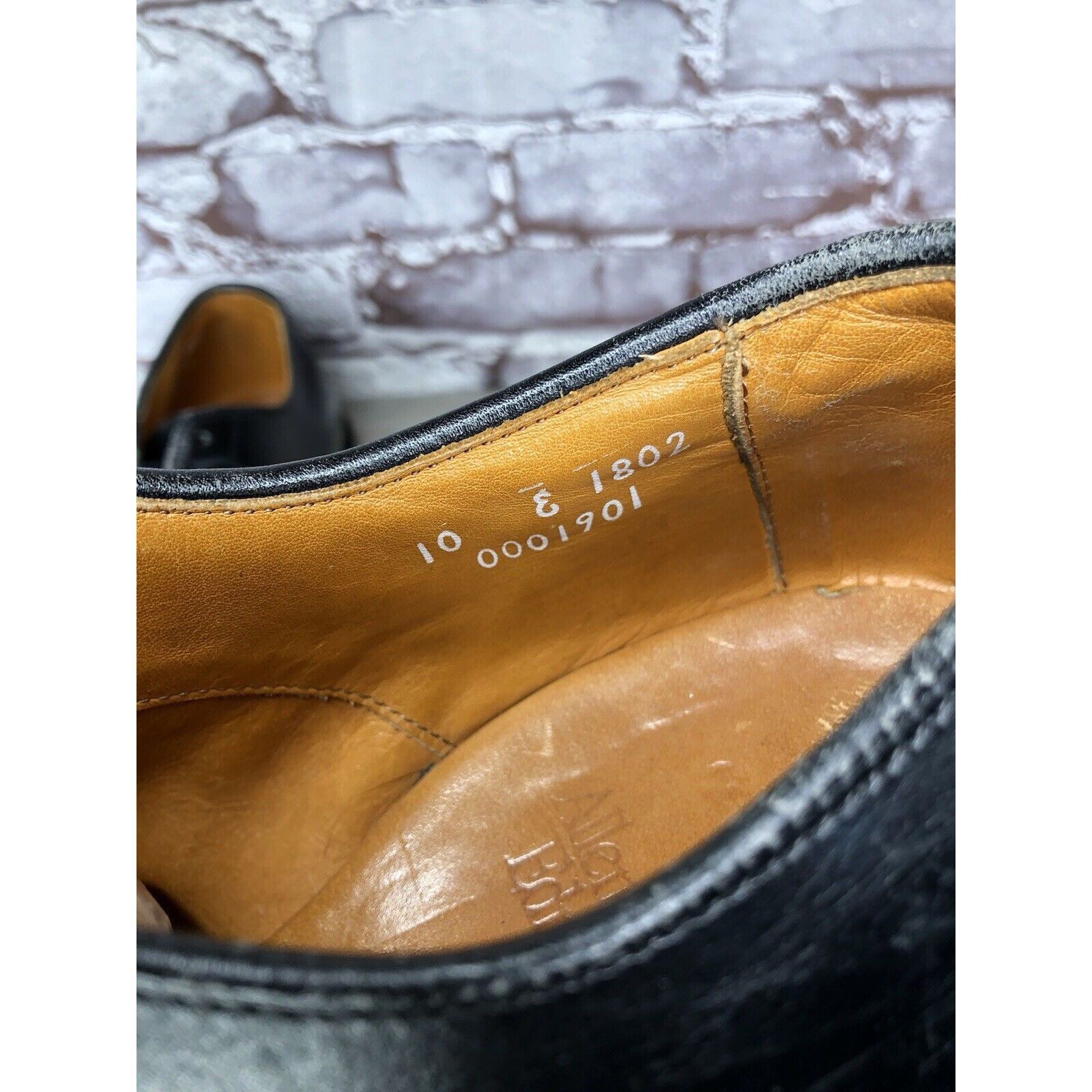 Allen Edmonds Allen Edmonds Dryden Black Leather Cap Toe Oxfords Brogue Sh Size US 10 / EU 43 - 10 Thumbnail