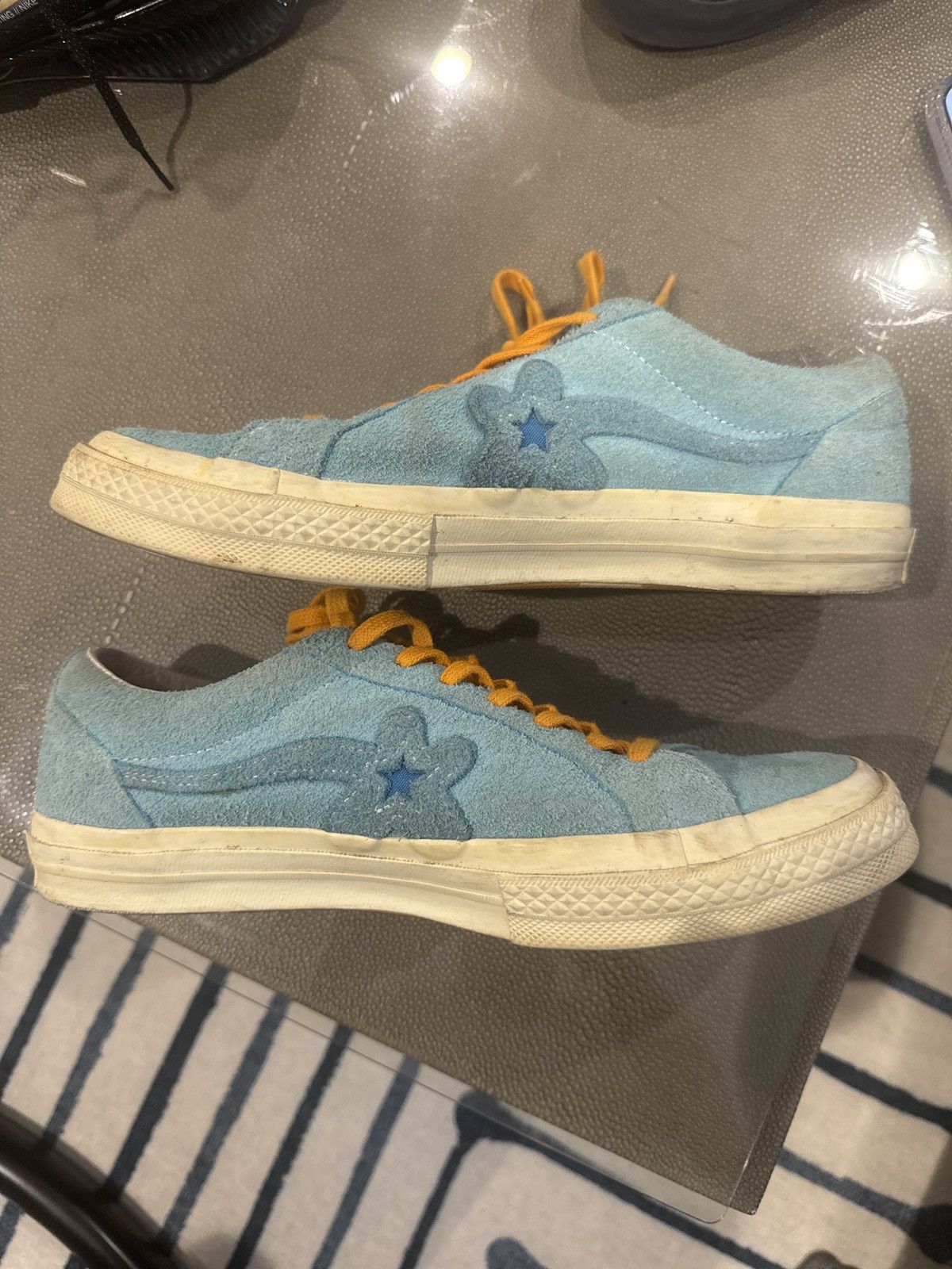Converse × Golf le Fleur Converse Tyler The Creator Golf Le Fleur Bachelor Blue Size US 9 / EU 42 - 2 Thumbnail
