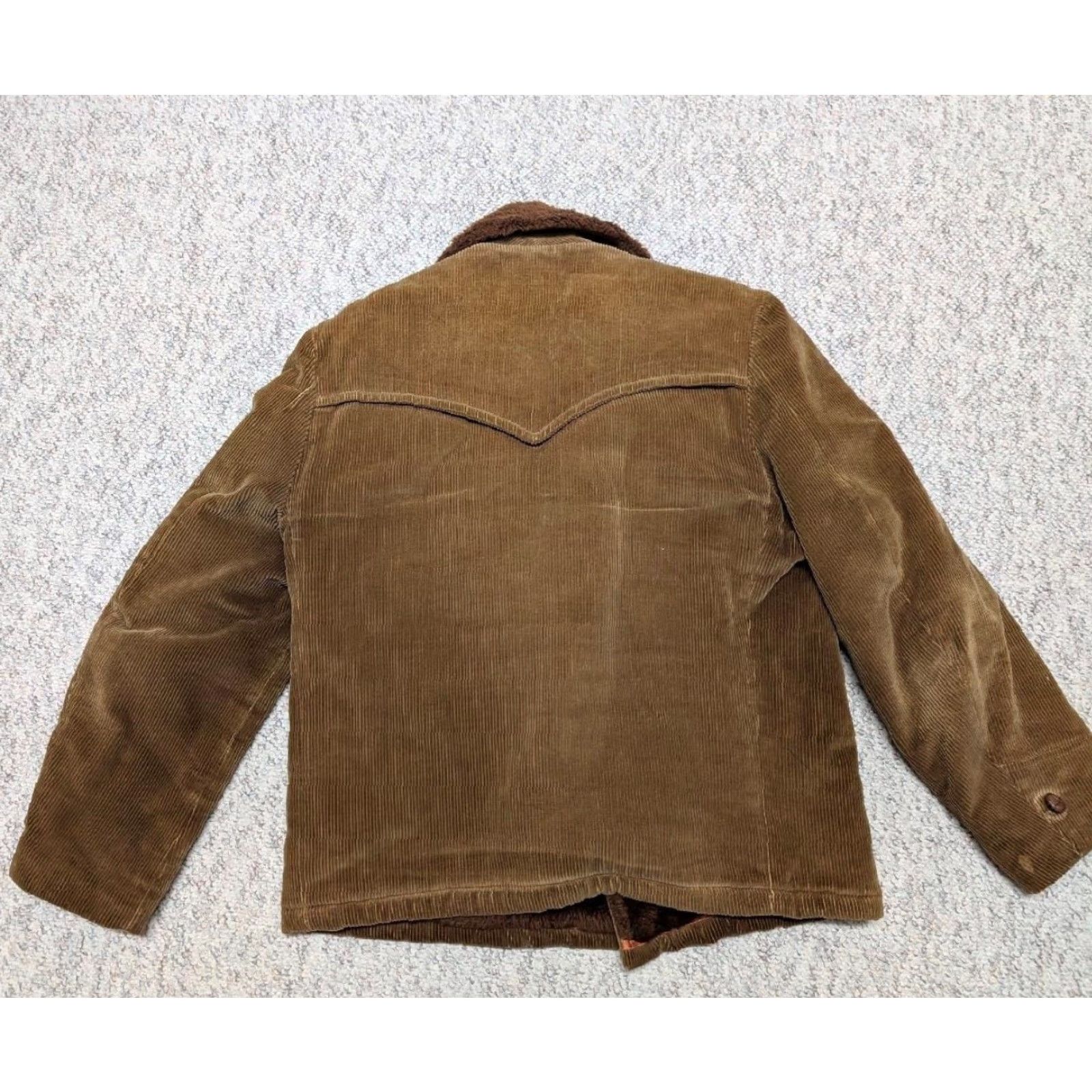 Sears VINTAGE WESTERN JACKET Corduroy brown M Chest 40-42 SEARS Bomber Jacket Men Corduroy Sherpa 70s 40) Size US M / EU 48-50 / 2 - 2 Thumbnail