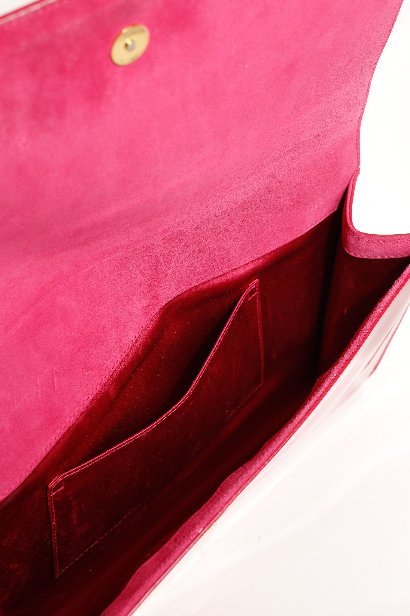 Saint Laurent Paris Saint Laurent Belle de Jour Clutch Patent Leather Clutch Size ONE SIZE - 9 Thumbnail