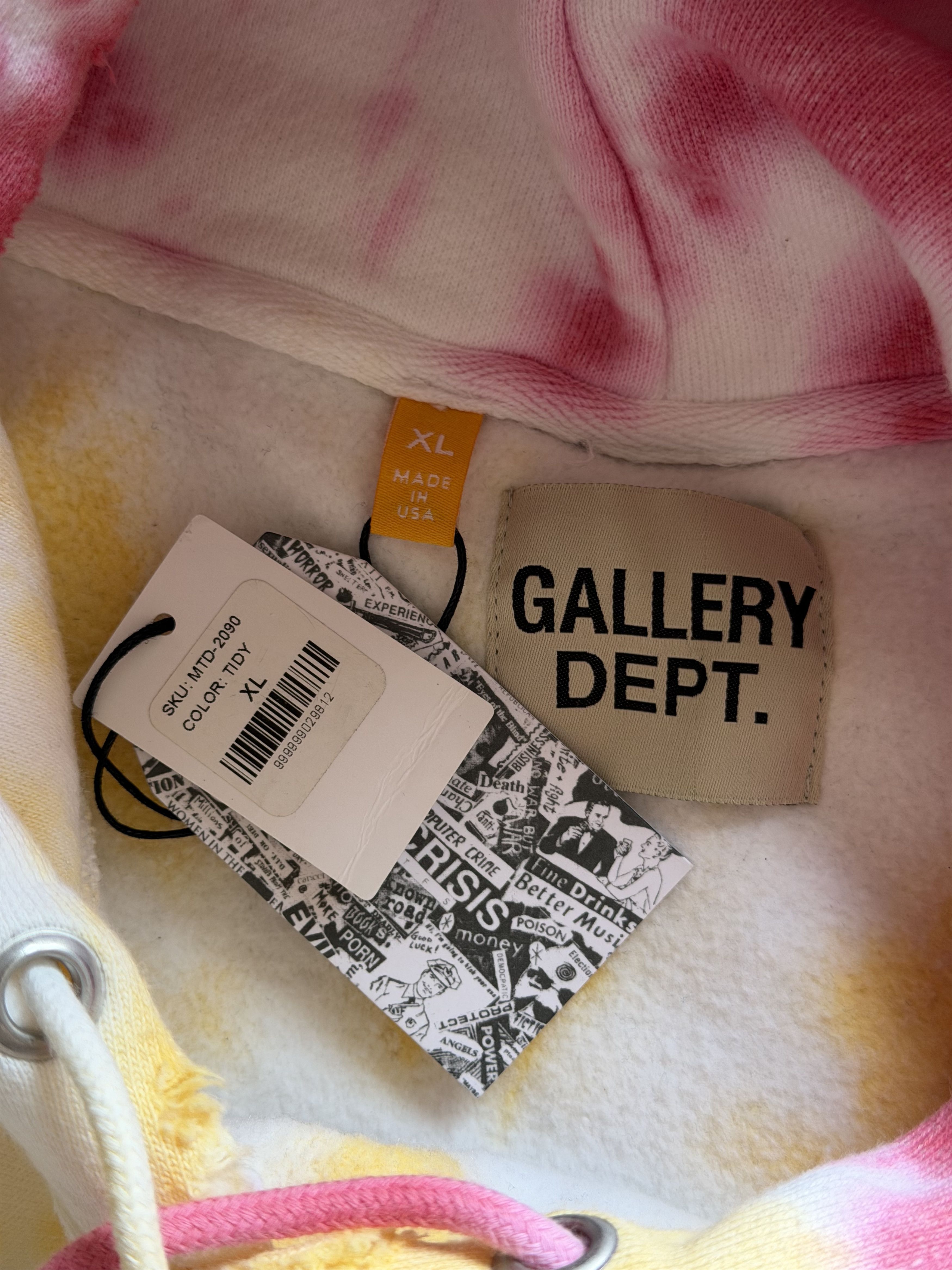 Gallery Dept. Gallery Dept. Marina Tie Dye Hoodie Size US XL / EU 56 / 4 - 9 Thumbnail