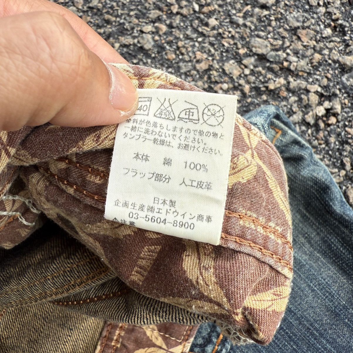 Edwin VINTAGE EDWIN FLARE RIPPEP JEAN DENIM PANTS Size US 30 / EU 46 - 16 Thumbnail