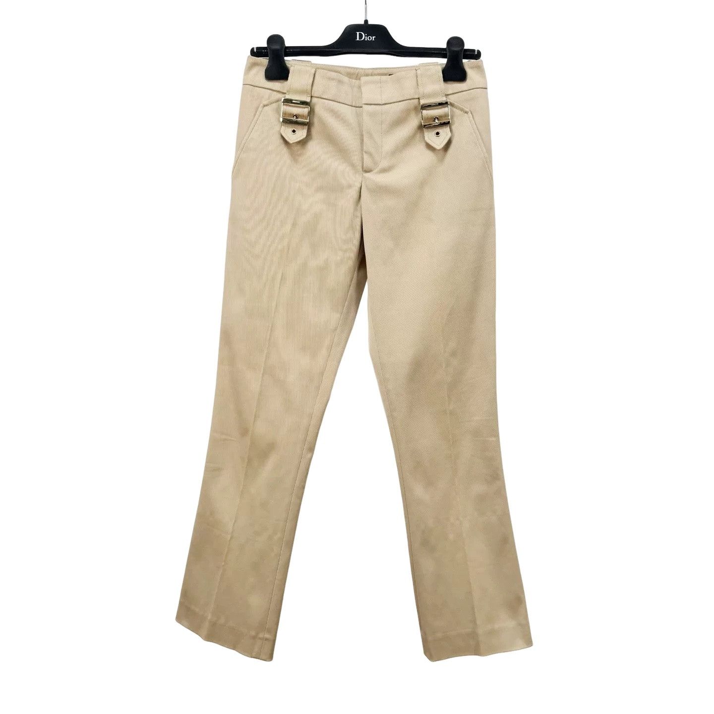 Gucci Gucci Gold Buckle Trousers Size 38 Size 26" / US 2 / IT 38 - 1 Thumbnail